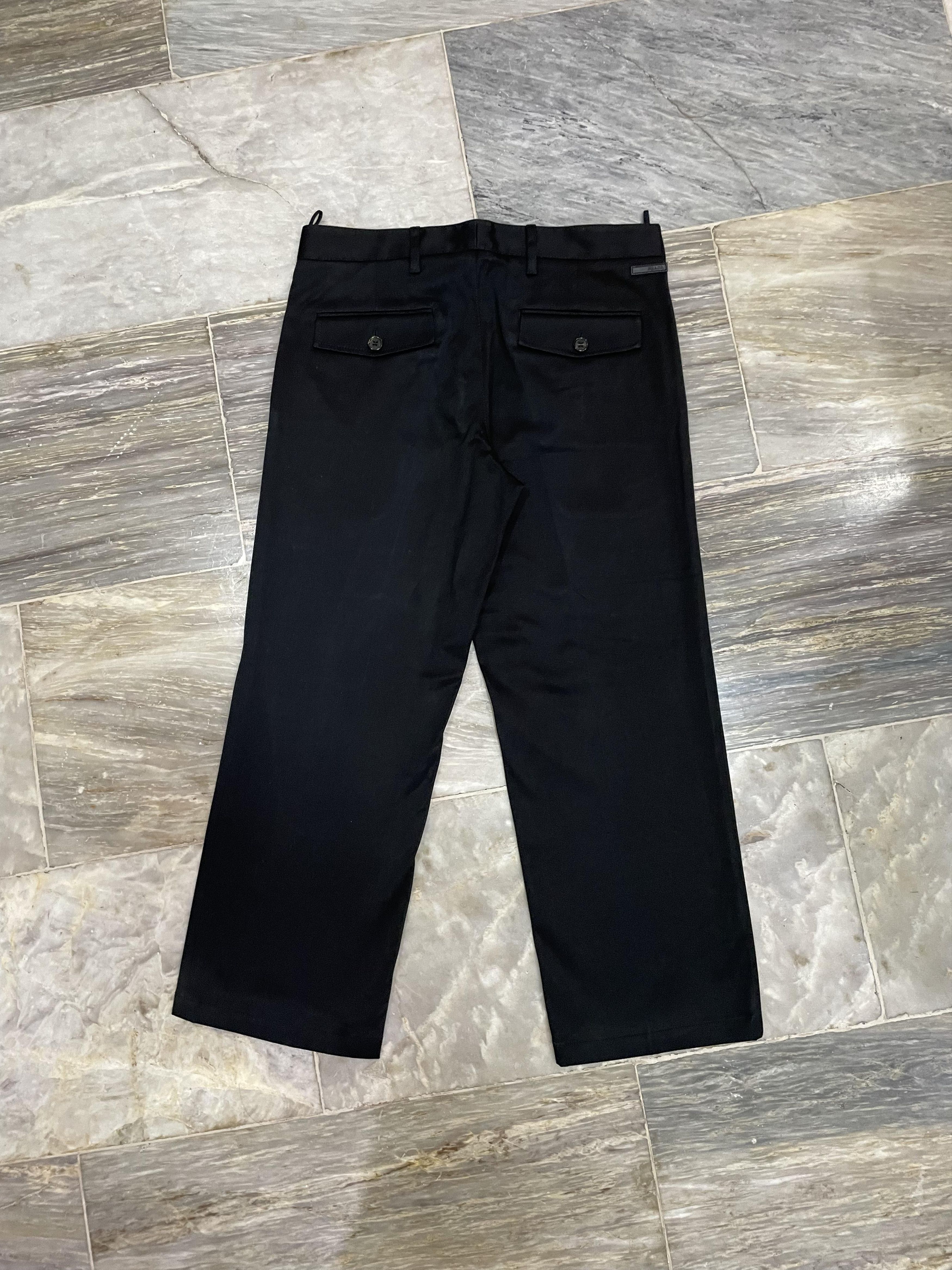 Prada Vintage Prada Black Chino Pants - Black Tab Size US 32 / EU 48 - 8 Thumbnail