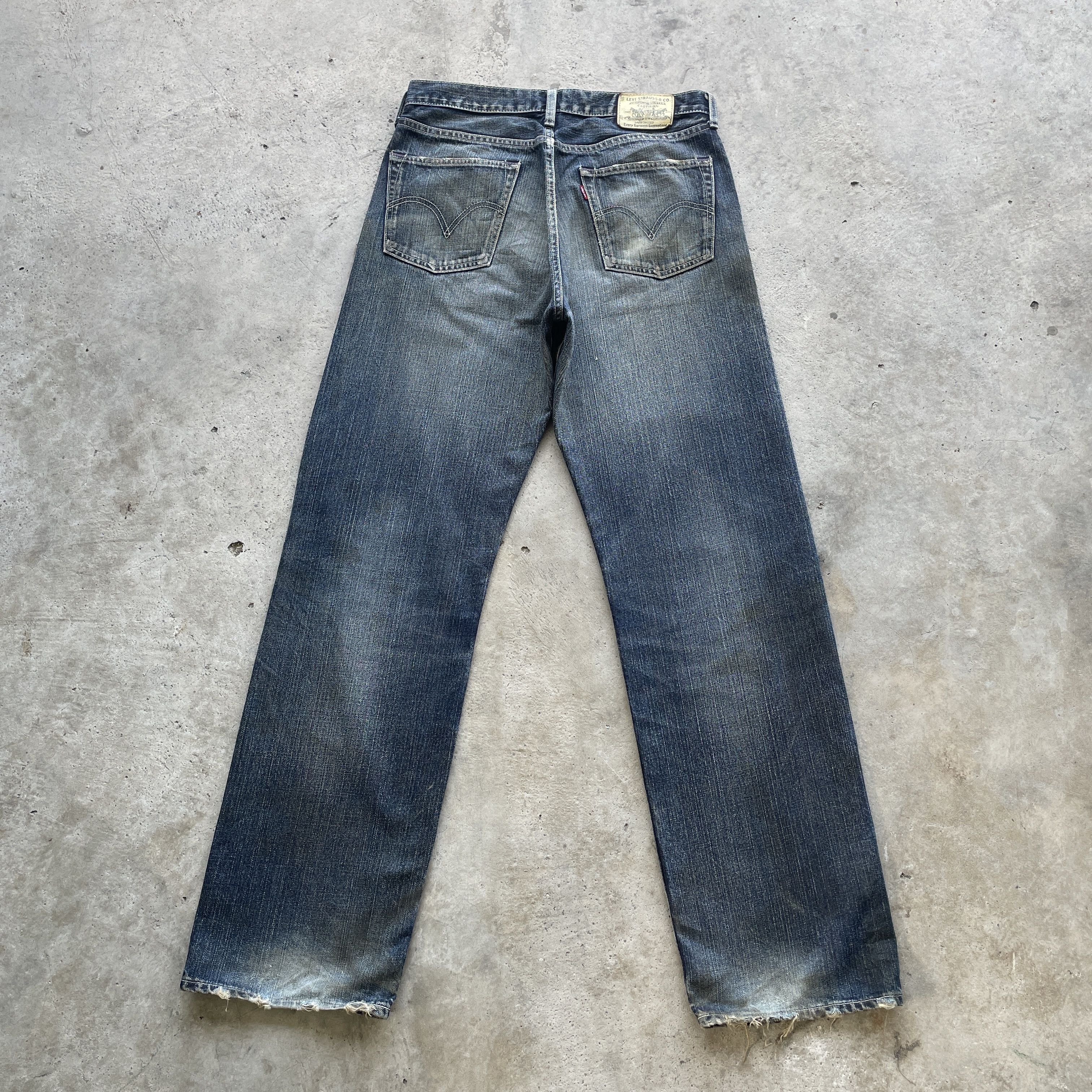 Levi's W32 VINTAGE LEVIS DISTRESSED JEANS RUSTY FADED PANTS DENIM Size US 32 / EU 48 - 11 Thumbnail