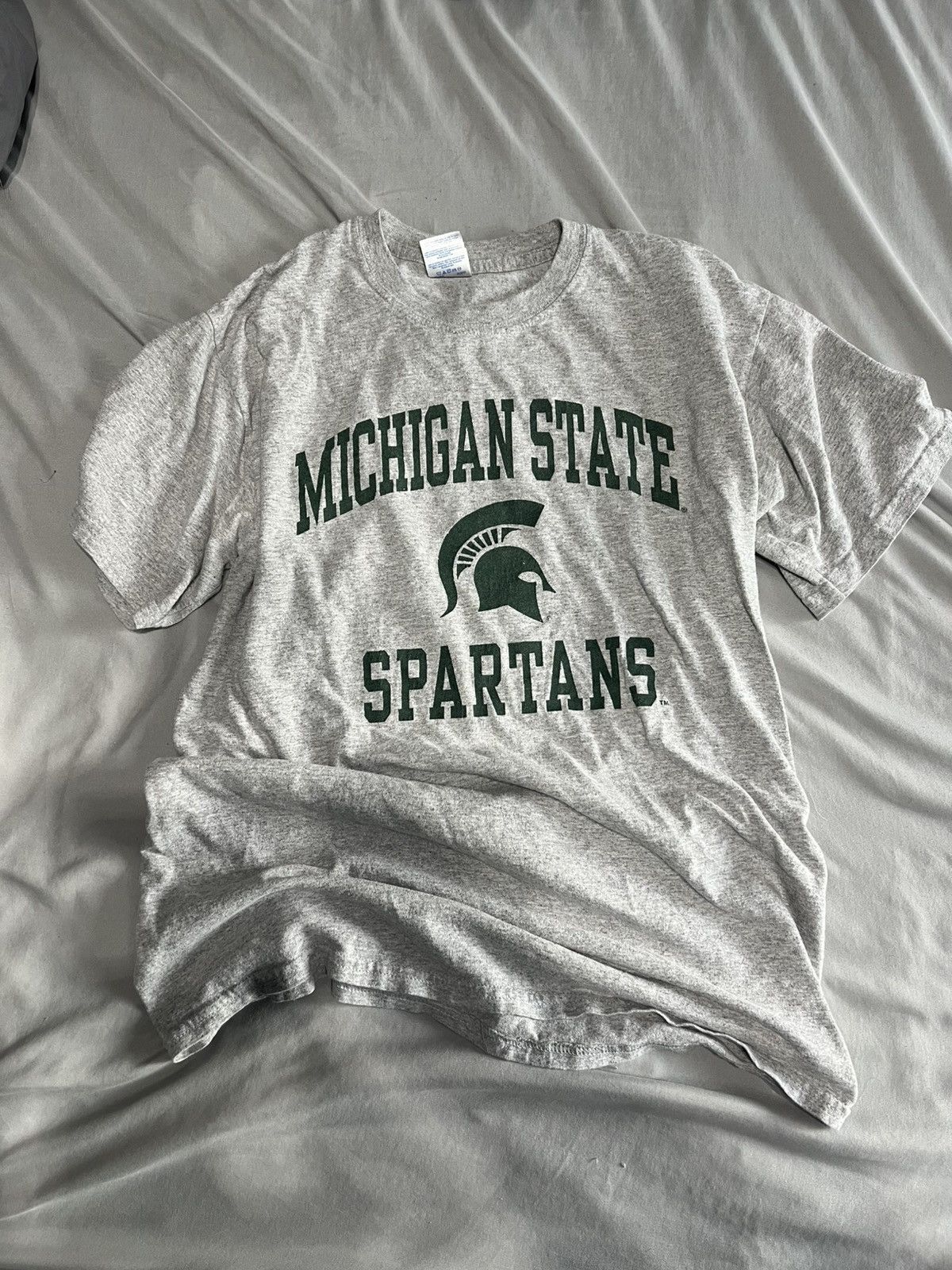 Gildan × Vintage MICHIGAN STATE MEN MEDIUM T SHIRT Size US M / EU 48-50 / 2 - 1 Thumbnail