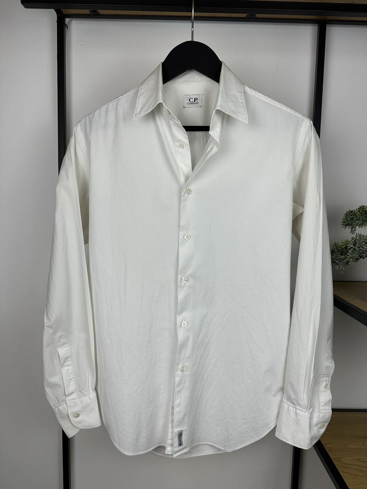 Vintage C.P. Company White Shirt Massimo Osti size 15/40 M