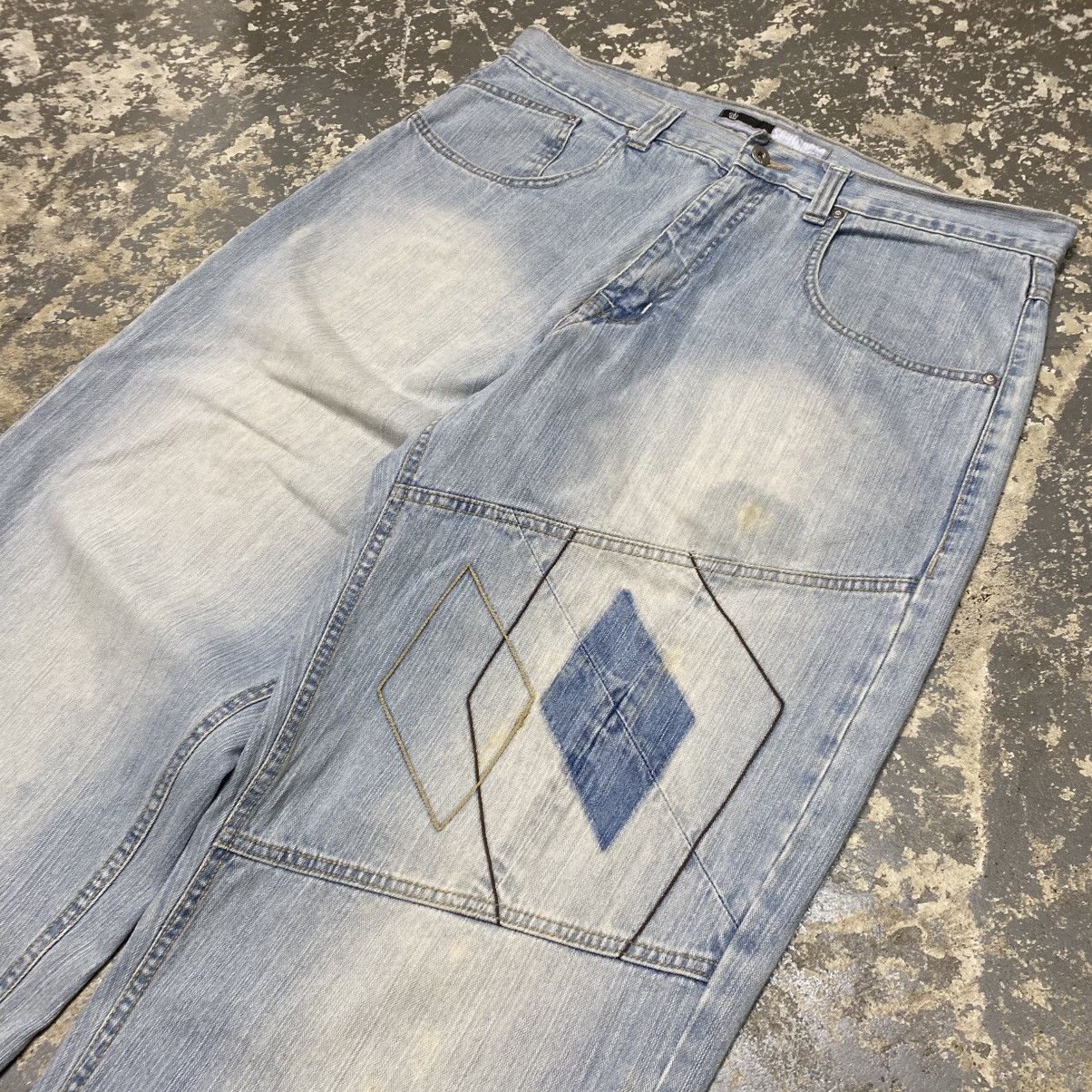 Southpole × Vintage Vintage Southpole Patchwork Reworked Y2K Denim Baggy Jeans Size US 39 - 13 Thumbnail