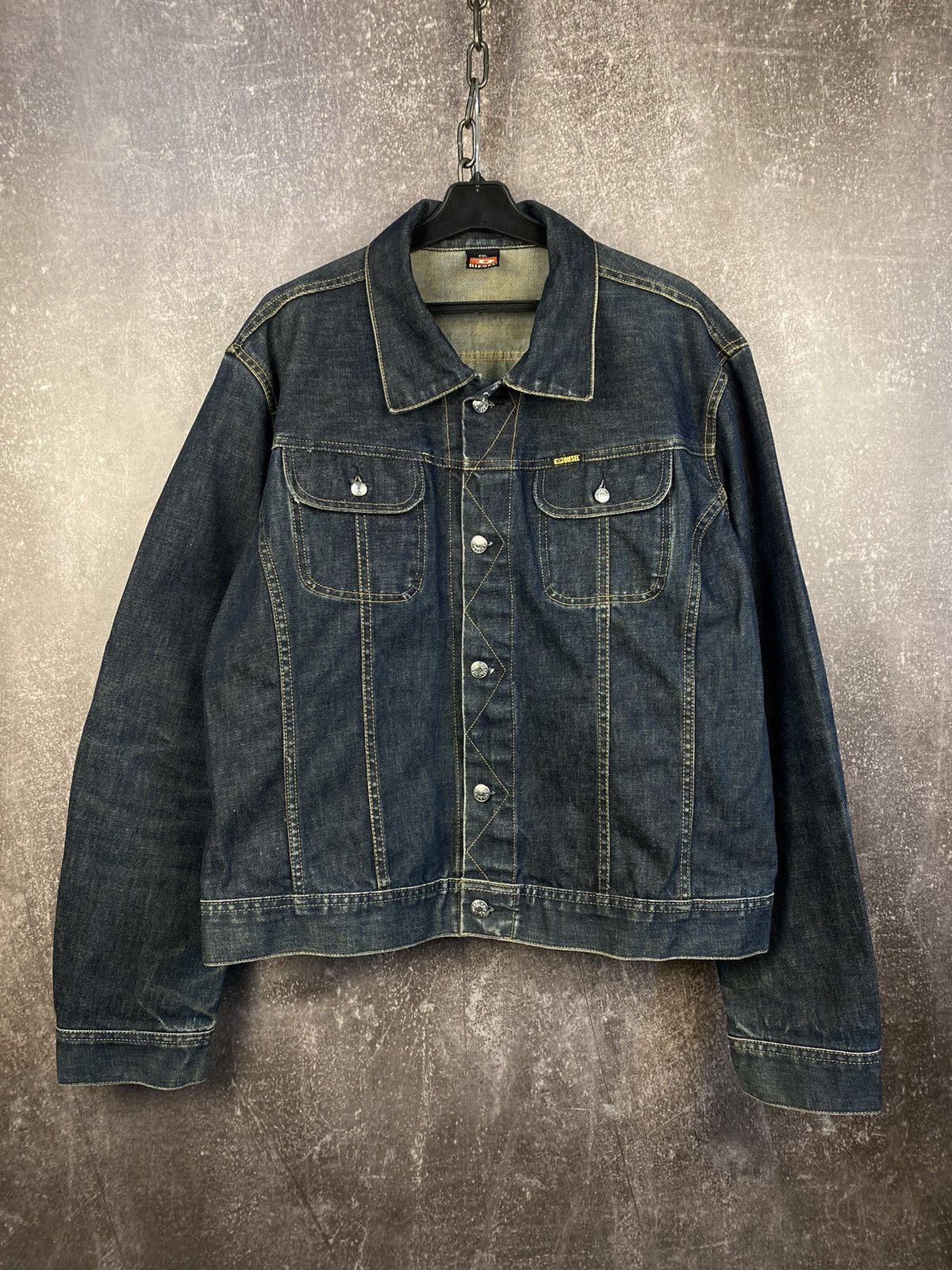 Diesel Vintage Diesel jeans jacket 90s rare Size US XXL / EU 58 / 5 - 1 Thumbnail