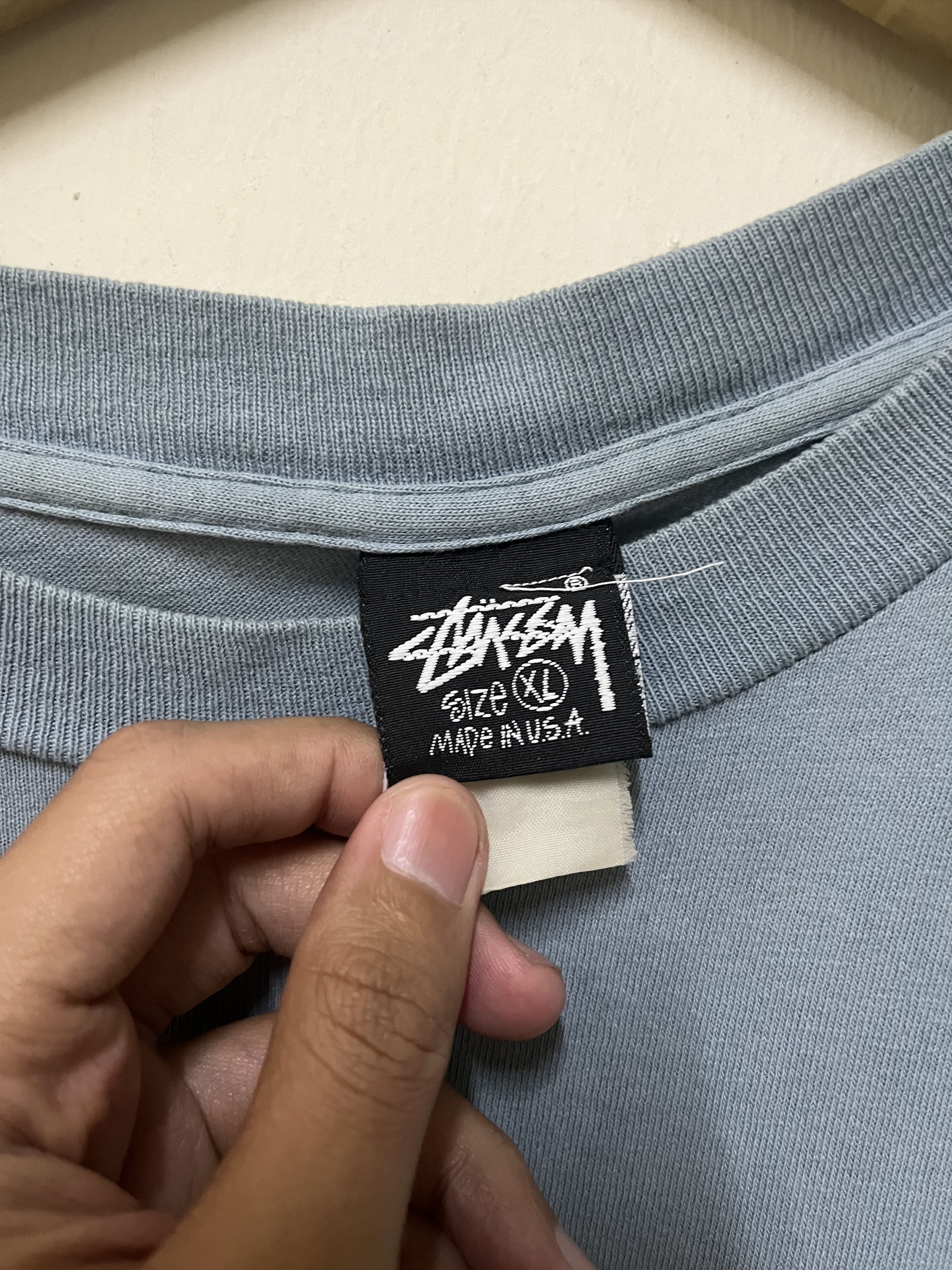 Stussy XSOLDX Vintage Stussy Late 80s Oval Black Tag Size US XL / EU 56 / 4 - 2 Thumbnail
