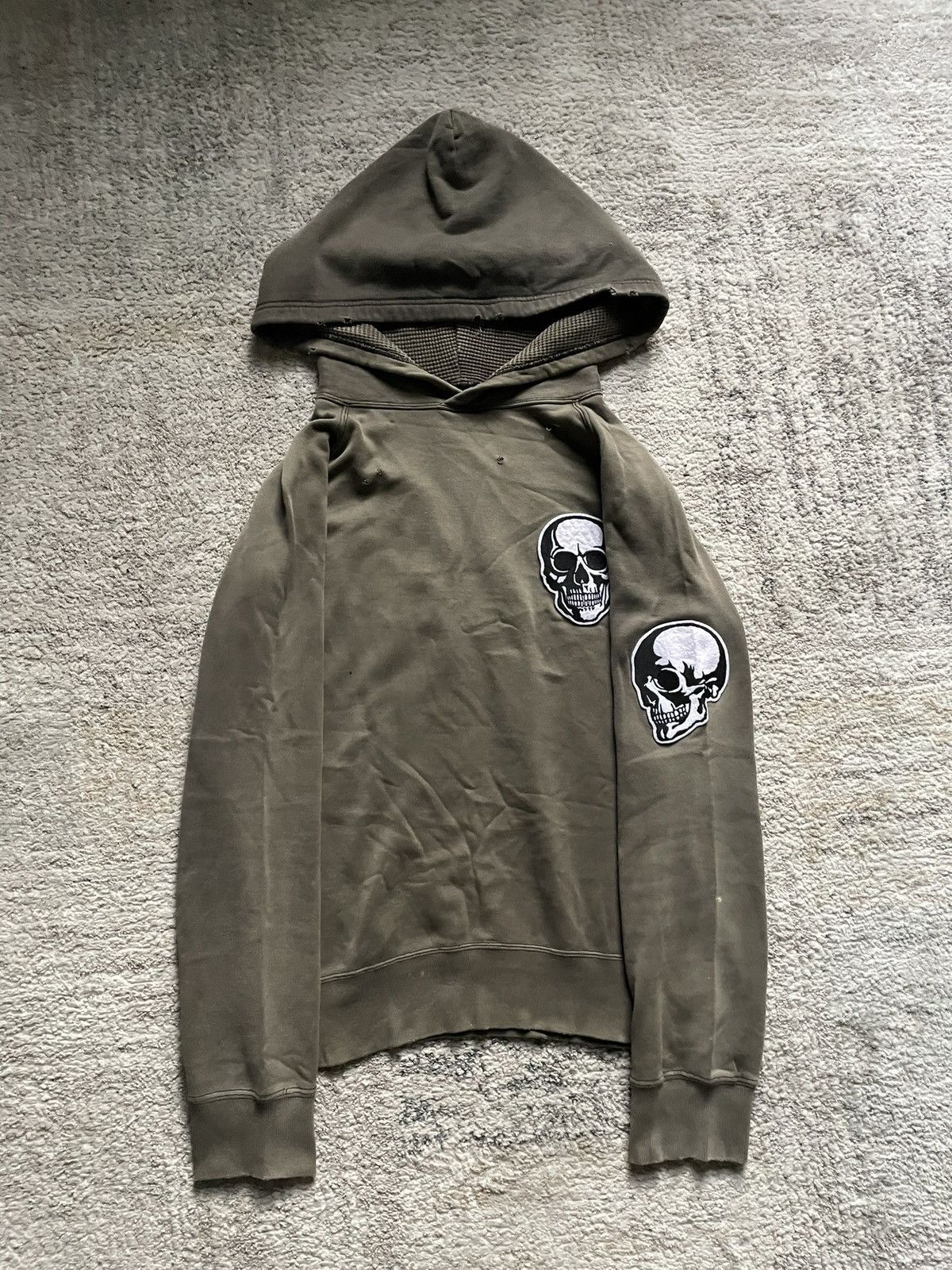 Number (N)ine Number (N)ine SS04 “Double Skull” Zip Up Hoodie
