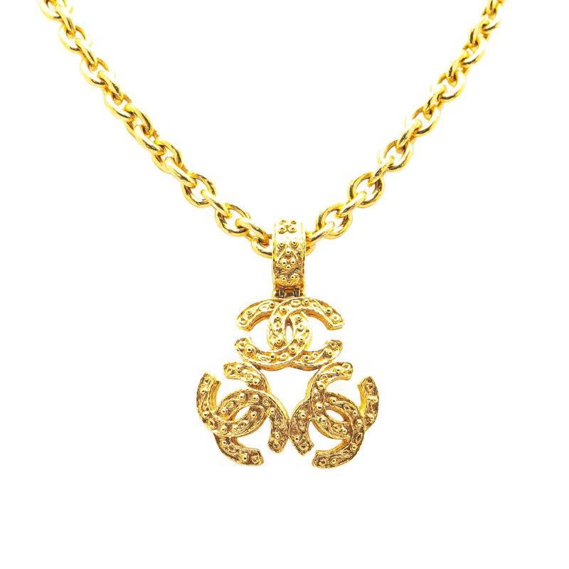 Chanel Chanel Chanel Coco Mark Necklace Metal Necklace Size ONE SIZE - 1 Thumbnail