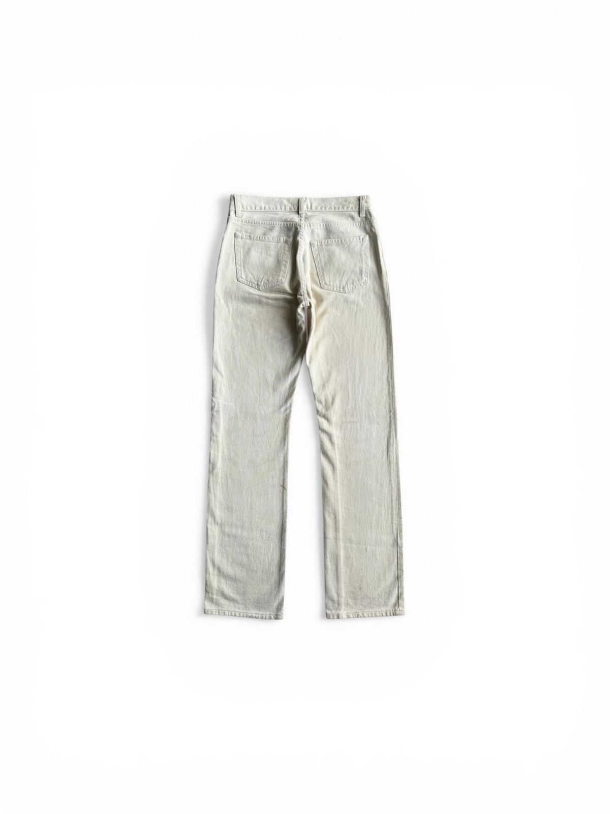 Helmut Lang 1998 Helmut Lang White Denim on Kanye Style Size US 29 - 8 Thumbnail
