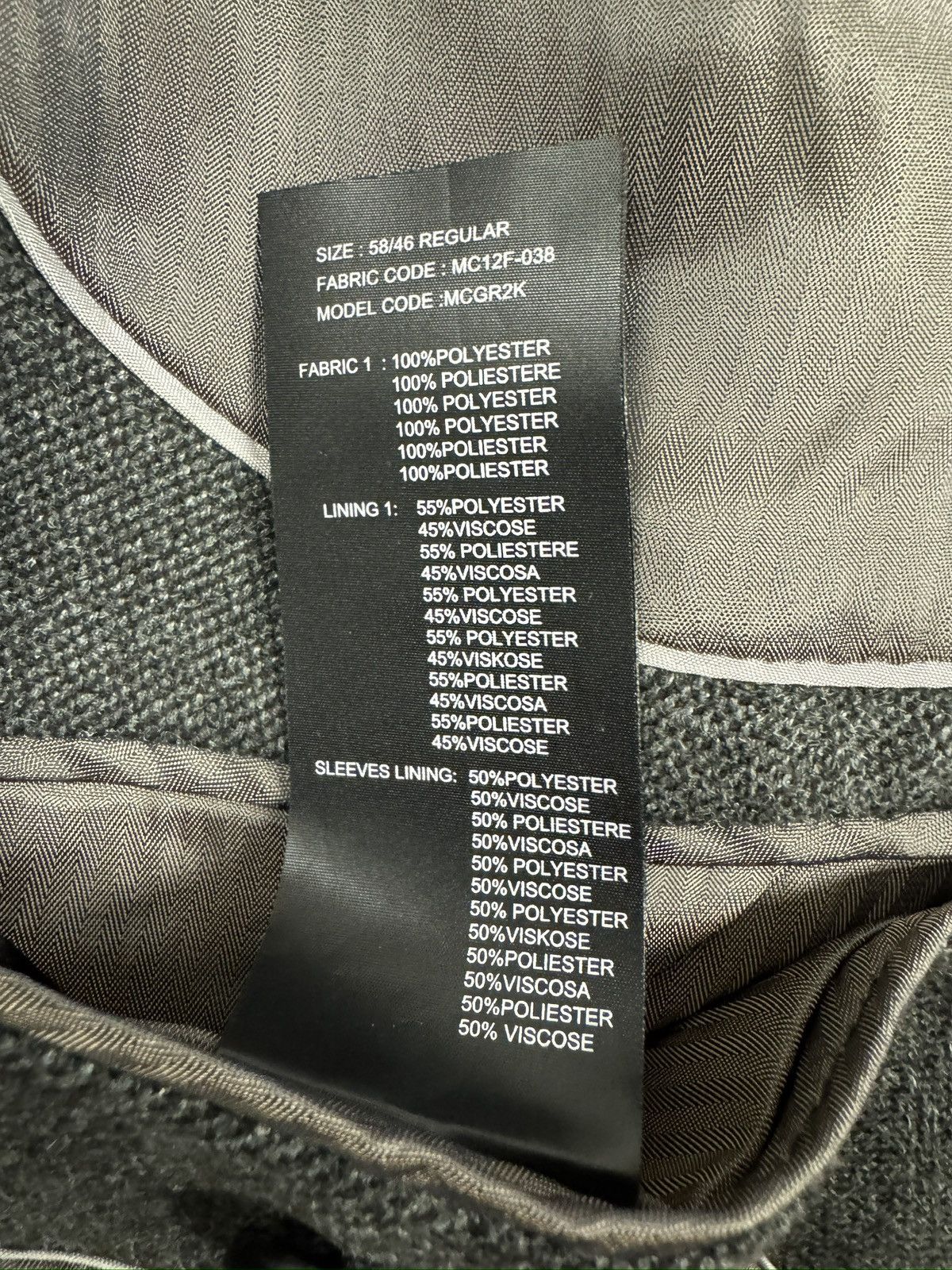 Armani Collezioni Armani Collezioni Textured Soft Polyester Jacket Size 46 R Size 46R - 10 Thumbnail
