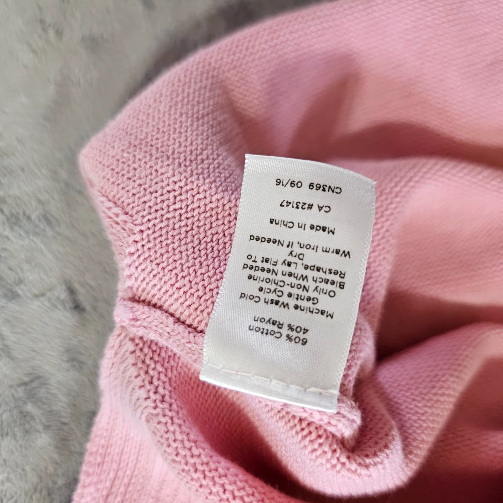 Talbots Talbots Sweater Top Women XL Petite Pink Long Sleeve V-Neck Lace Up Casual Chic Size XL / US 12-14 / IT 48-50 - 7 Thumbnail