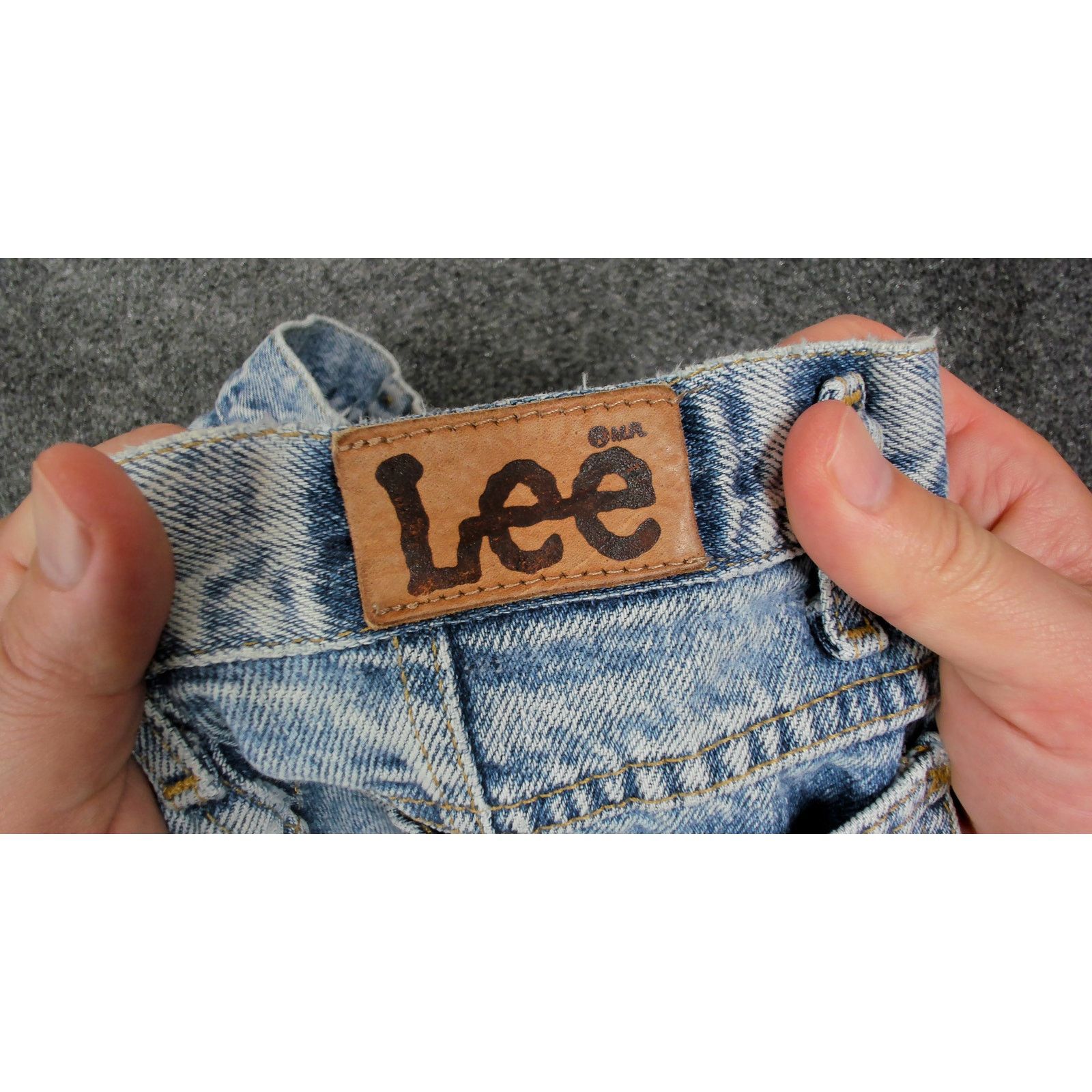 Lee Vintage 80s Lee USA Made Pleated Stonewash Denim Jeans 28x29 Size 28" / US 6 / IT 42 - 10 Thumbnail