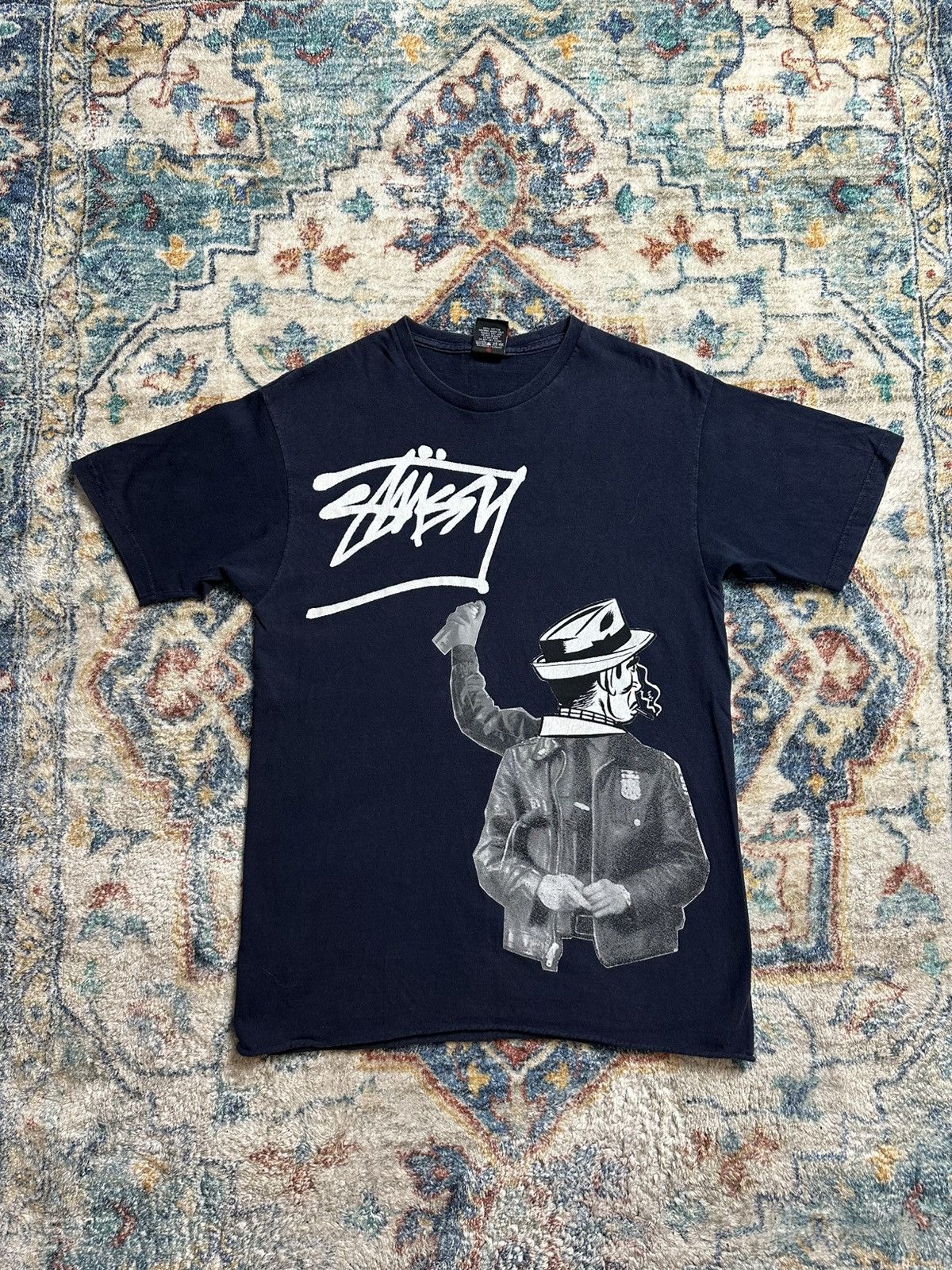 Stussy グラフィティ Tシャツ 黒 STUSSY(ステューシー) 90's~00's VINTAGE graffiti Tシャツ