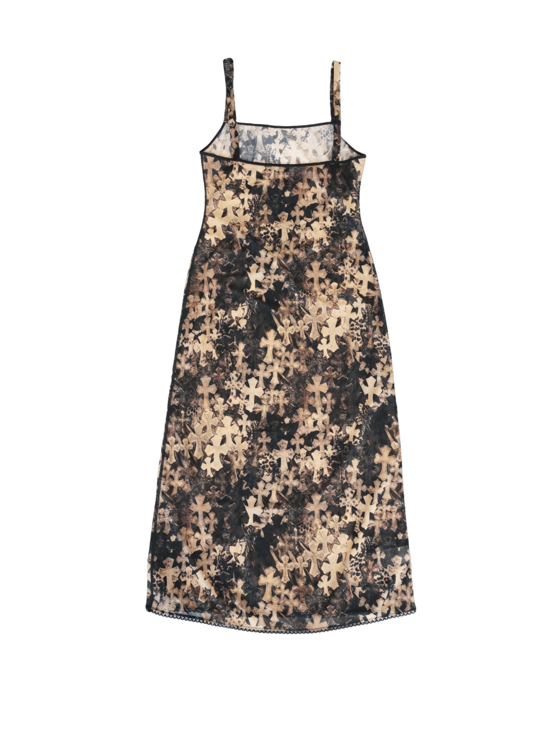 Chrome Hearts Chrome Hearts Waterfall Cross Print Sheer Mesh Dress Size M / US 6-8 / IT 42-44 - 2 Thumbnail