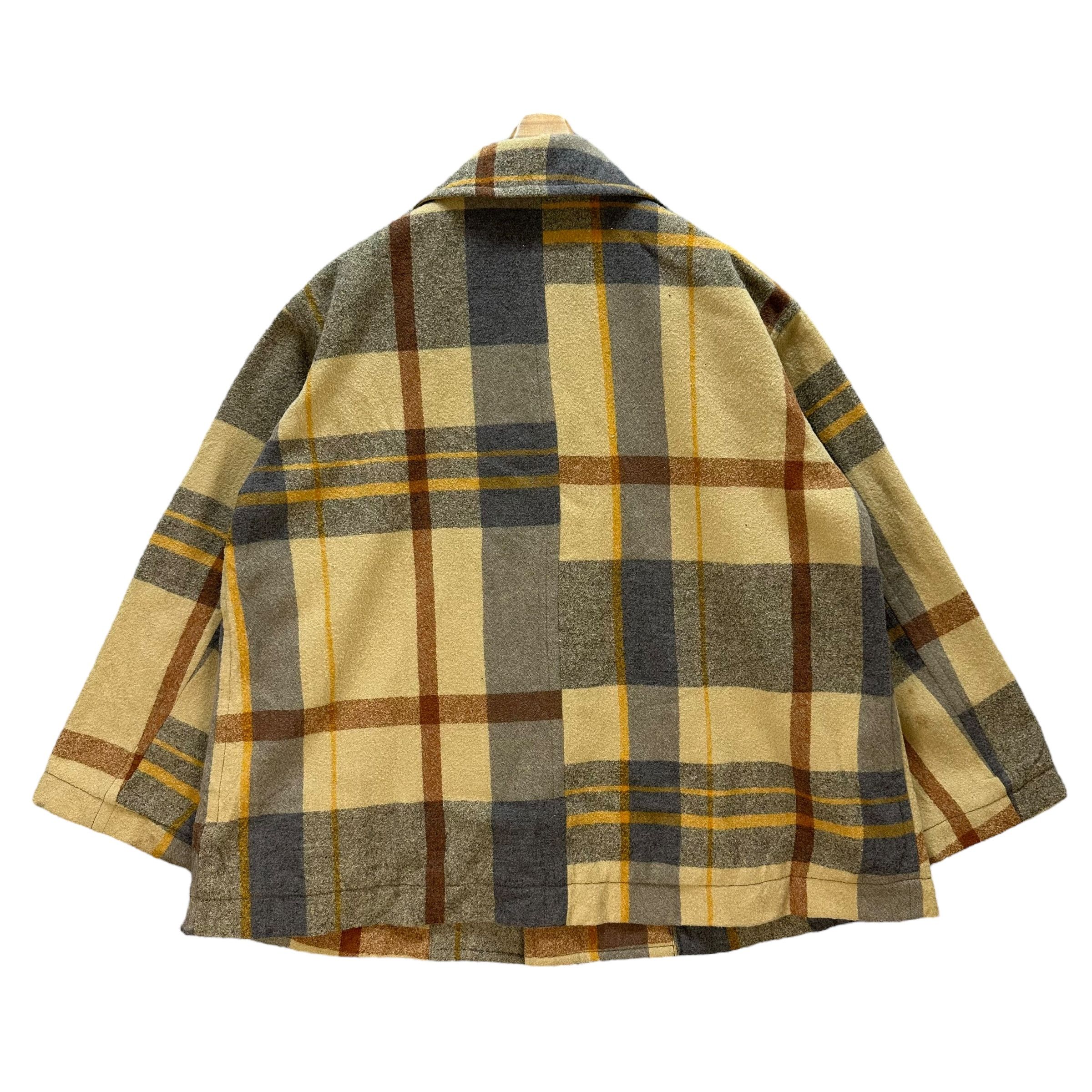 Hai Sporting Gear HAI SPORTING GEAR Checked Toggle Button Wool Coat #A36-0836 Size US M / EU 48-50 / 2 - 10 Thumbnail