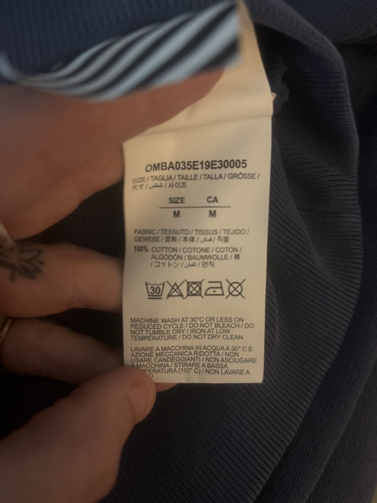 Off-White Rare Off-White “Incompiuto” sweatshirt FW19/20 Size US M / EU 48-50 / 2 - 9 Thumbnail