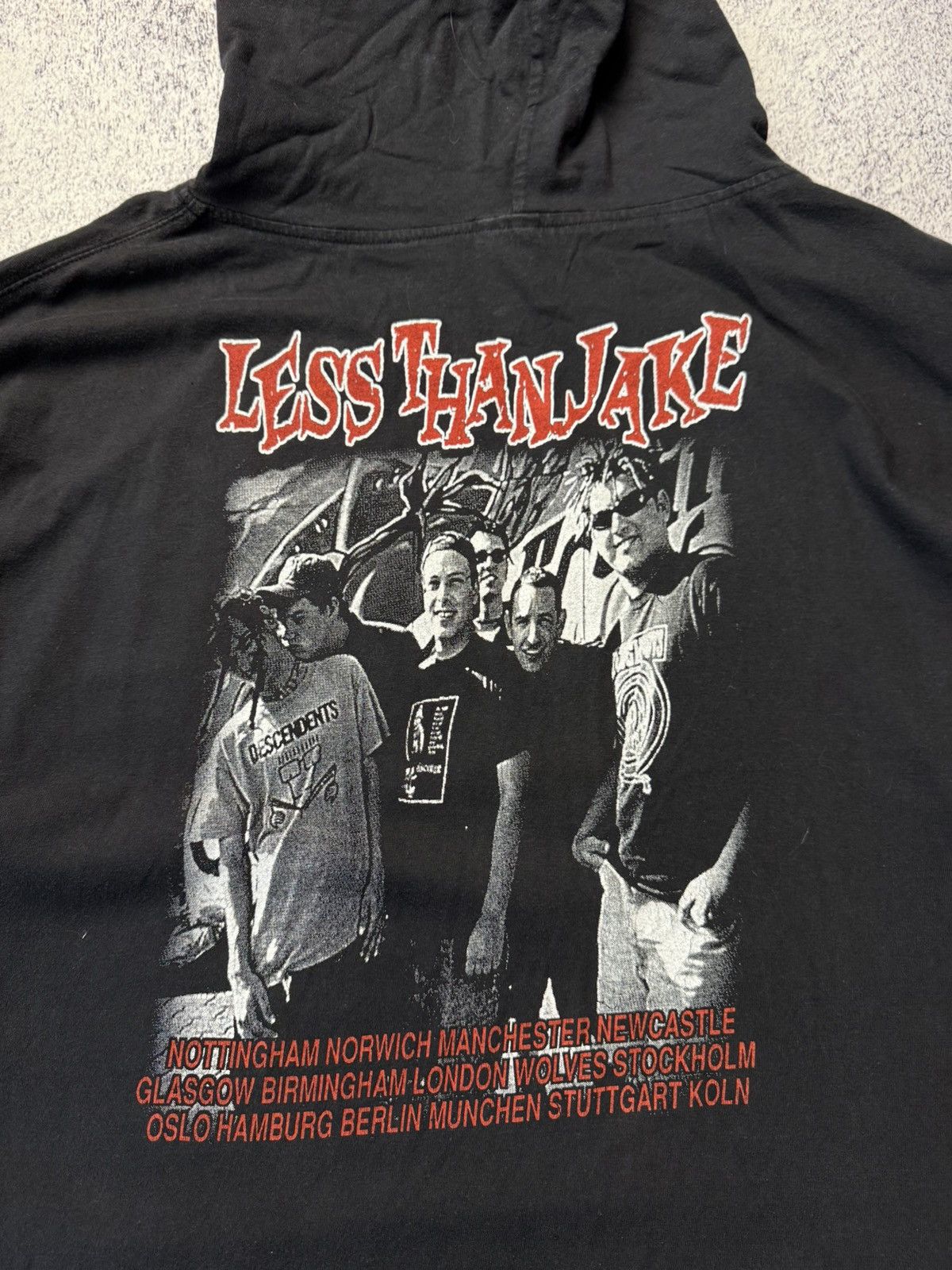 Vintage Less Than Jake Vintage Tour Hoodie 90 Ska Punk Band Merch Size US L / EU 52-54 / 3 - 19 Thumbnail