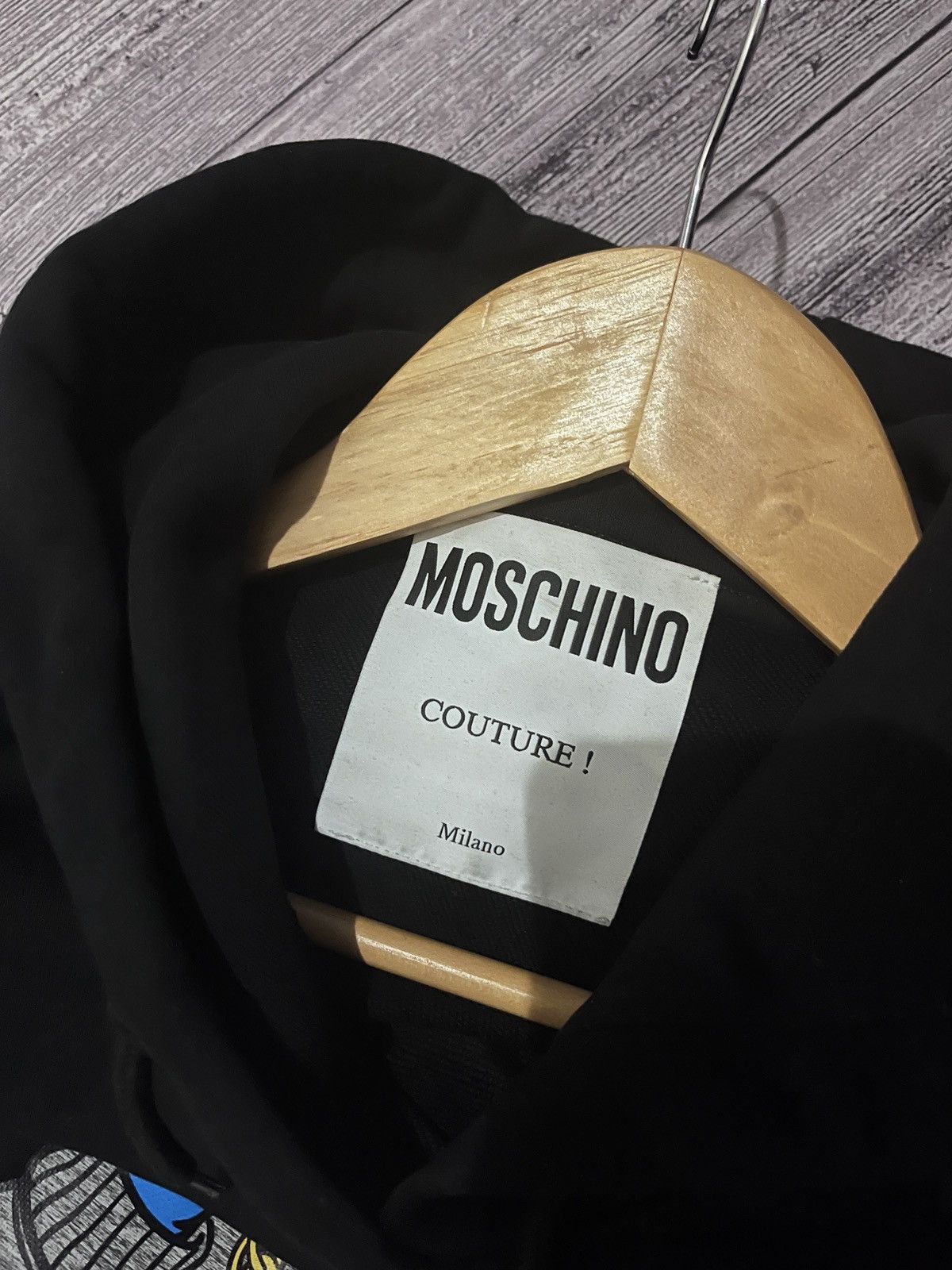 Moschino Moschino Cookie Monster Graphic Hoodie Black Size US L / EU 52-54 / 3 - 3 Thumbnail
