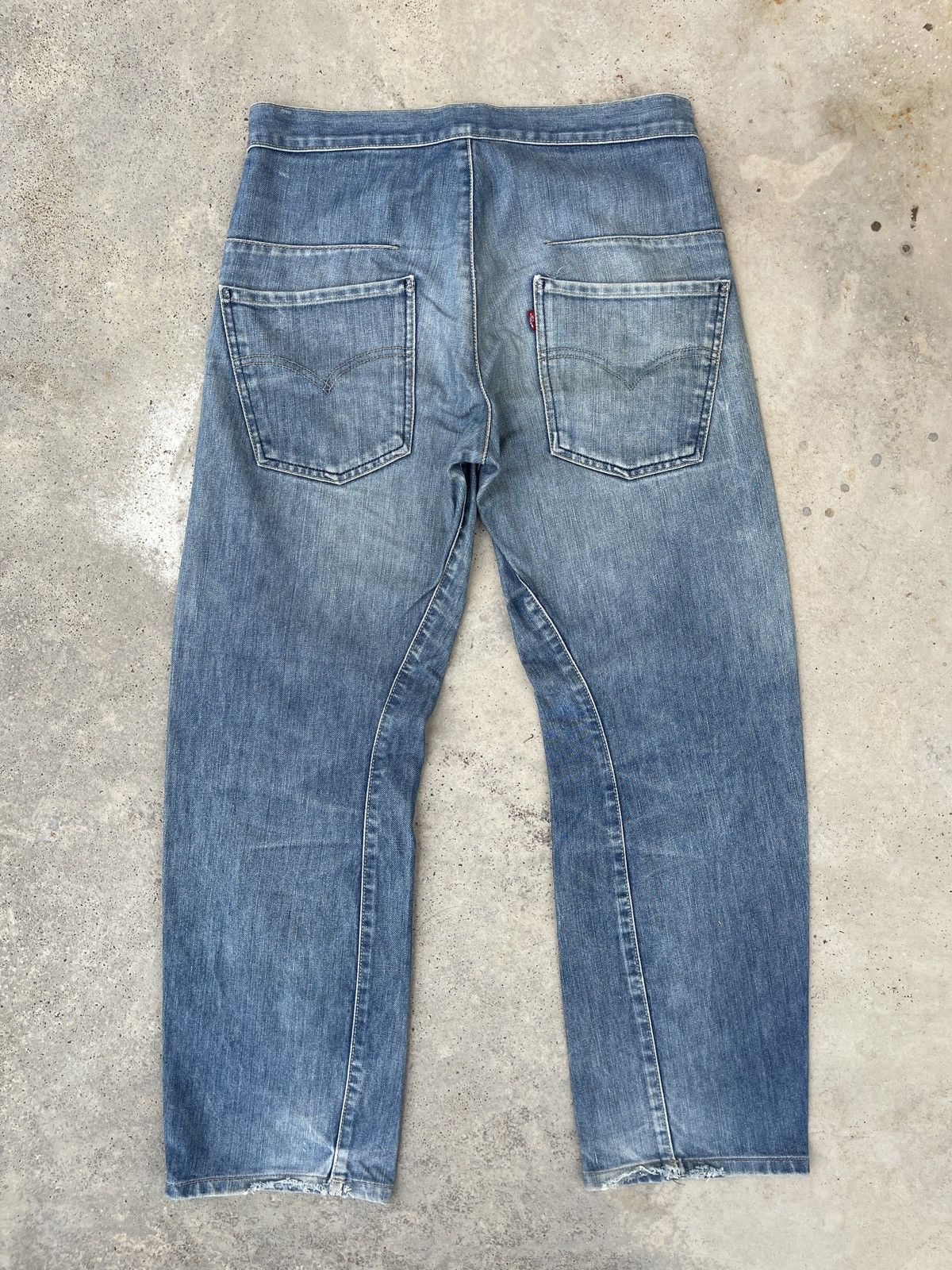 Levi's × Levi's Vintage Clothing × Vintage Levi’s Vintage Y2K Faded Blue Denim Jeans Size US 32 / EU 48 - 3 Thumbnail