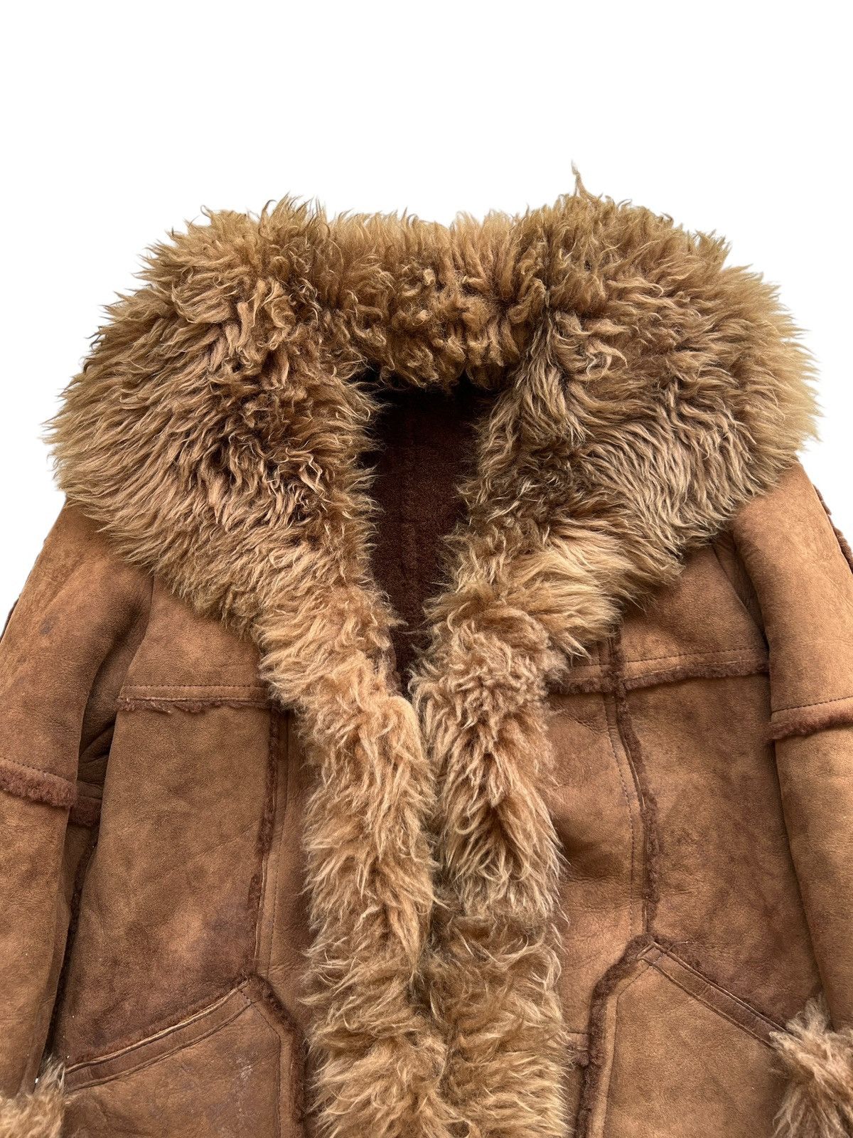 Vintage Vintage Farlon Fur Long Leather Jacket Size US M / EU 48-50 / 2 - 4 Thumbnail