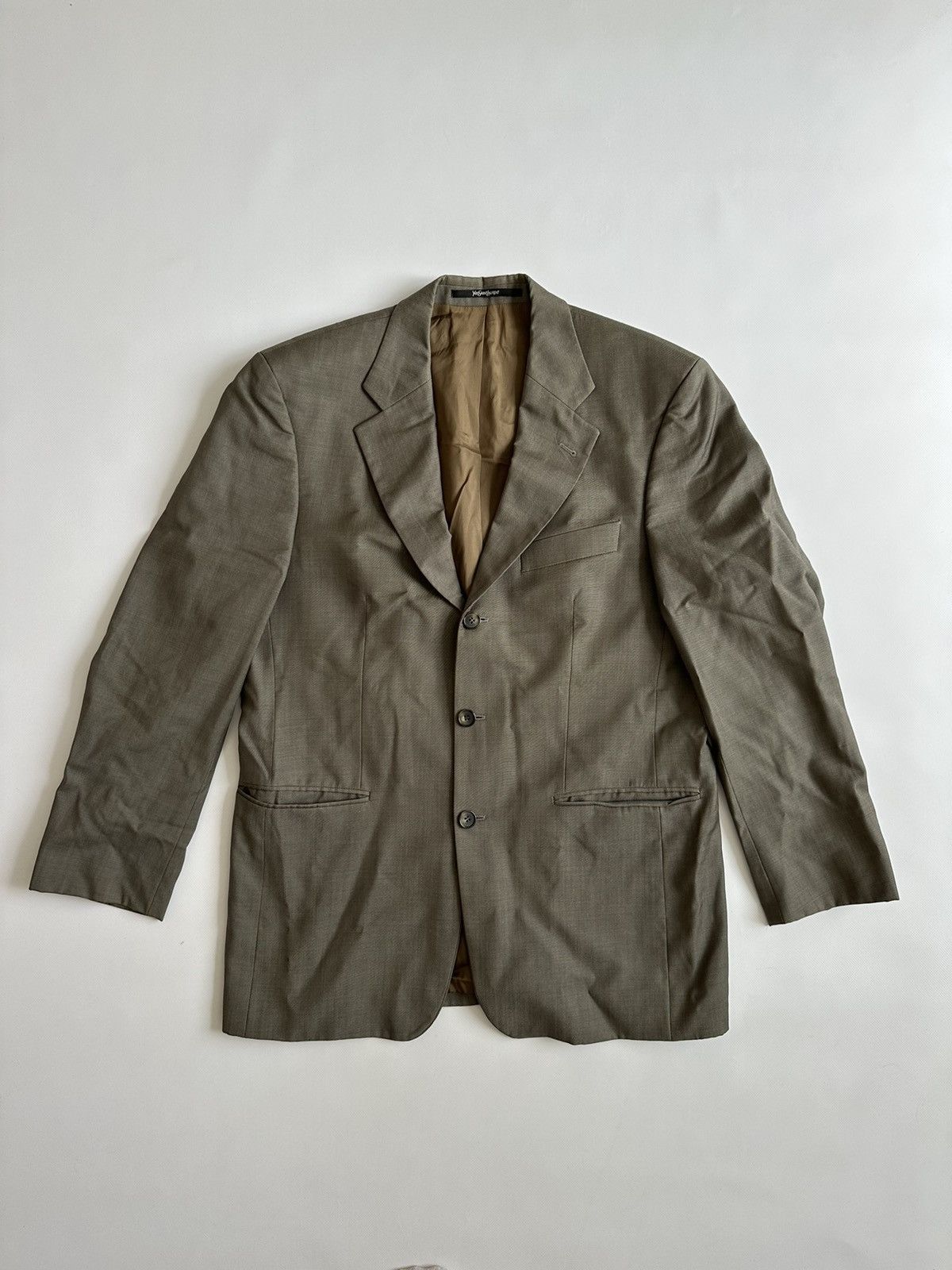 Yves Saint Laurent Yves Saint Laurent Viscose Blazer Pour Homme Size 48 Size 48R - 1 Thumbnail