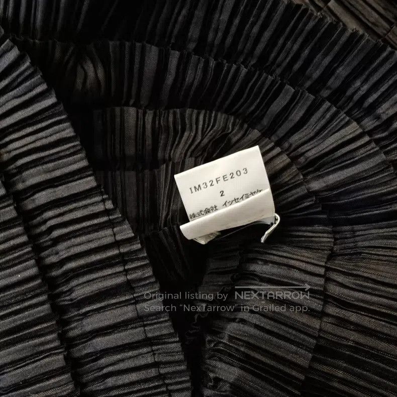 Issey Miyake Issey Miyake Black Tiered Pleated Cropped Vest Size M / US 6-8 / IT 42-44 - 5 Thumbnail