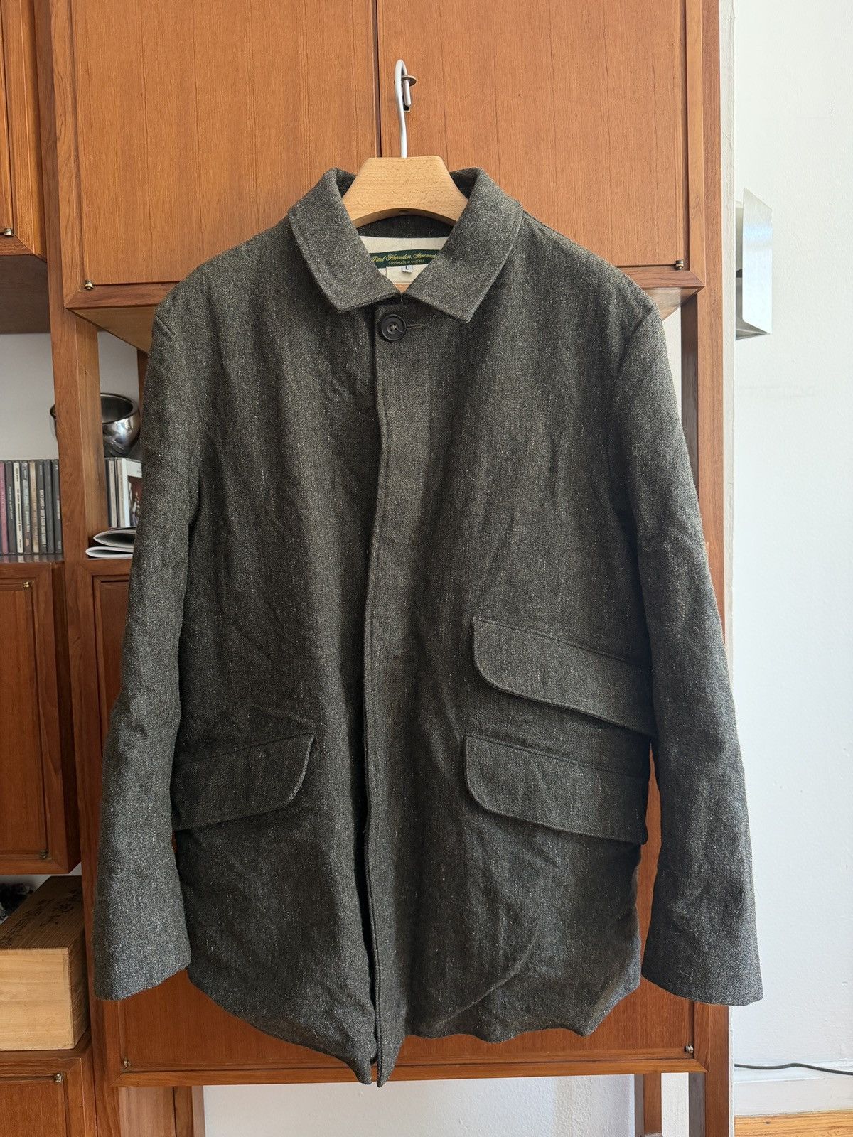 ジャケット・アウター Paul Harnden Herringbone Mac Coat Paul Harnden Shoemakers Very Rare - Paul Harnden Wax Down Mac