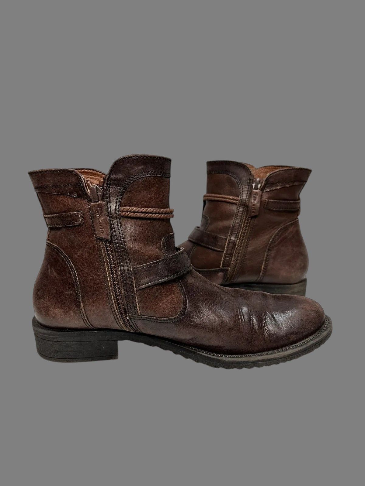 Guidi Vintage DIRK BIKKEMBERGS STYLE Leather Boots Isay Miyake Size US 7 / EU 40 - 6 Thumbnail