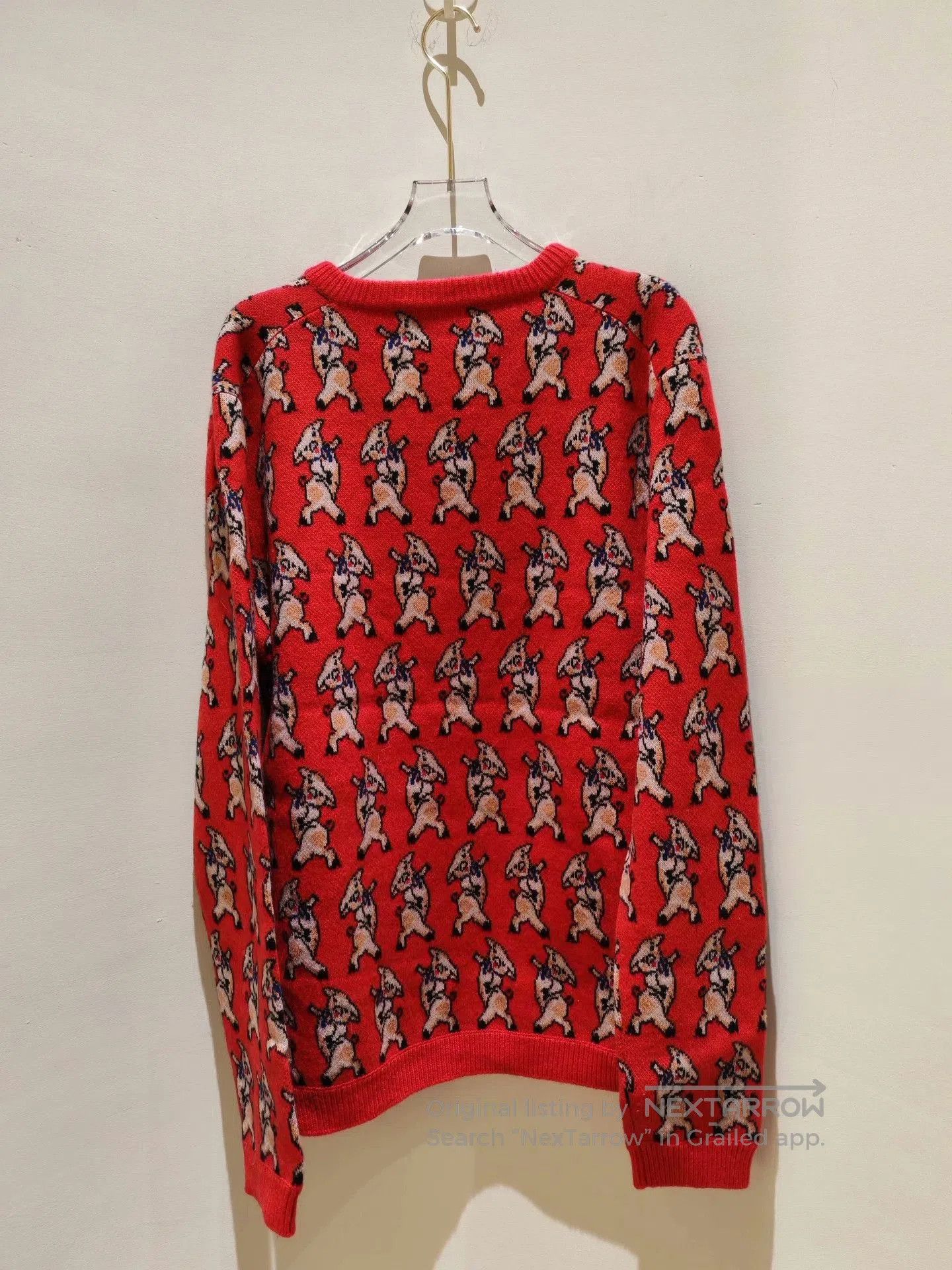 Gucci Gucci Red Pig New Year Limited Cardigan. Size M / US 6-8 / IT 42-44 - 2 Thumbnail