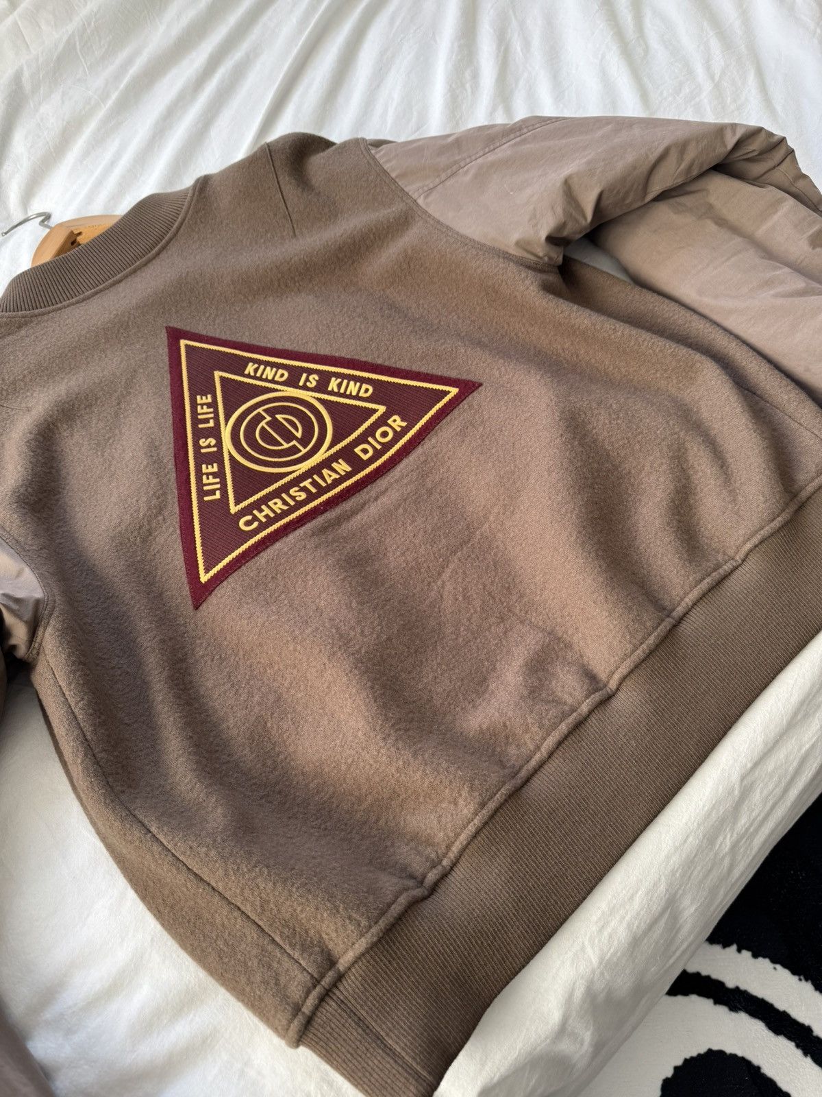 Dior Dior x Jack Kerouac Fall 22 Wool Patched Bomber Size US XXL / EU 58 / 5 - 15 Thumbnail