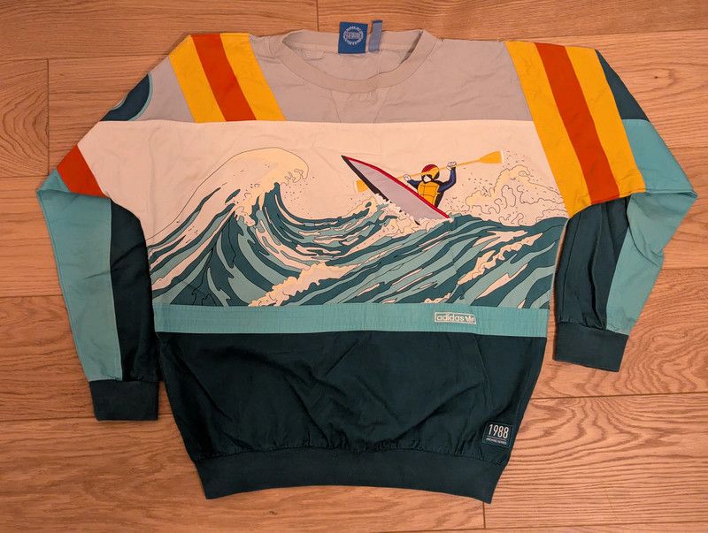 Adidas Adidas Devil's Toenail Crewneck - Amuza River Size US S / EU 44-46 / 1 - 1 Thumbnail