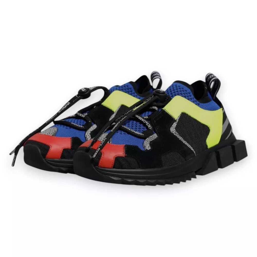 Dolce & Gabbana Dolce & Gabbana Multicolor Low Top Sorrento Sneakers Shoes Size US 9 / EU 42 - 5 Thumbnail