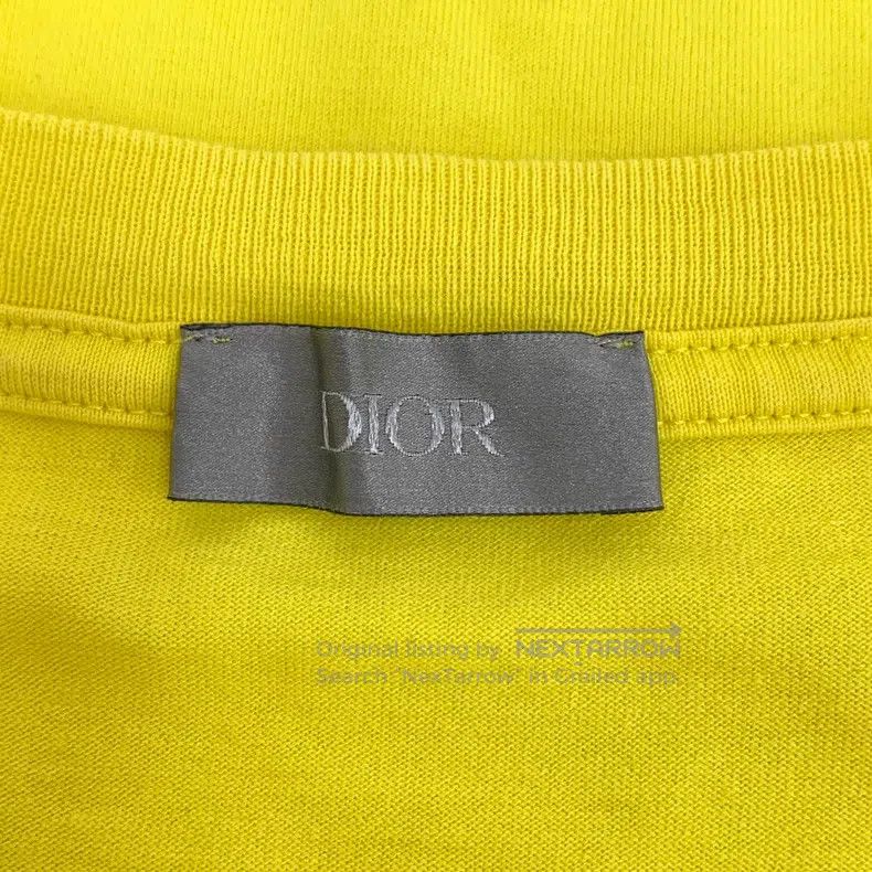 Other Dior Yellow logo letter embroidery cotton round-neck short Size US M / EU 48-50 / 2 - 5 Thumbnail