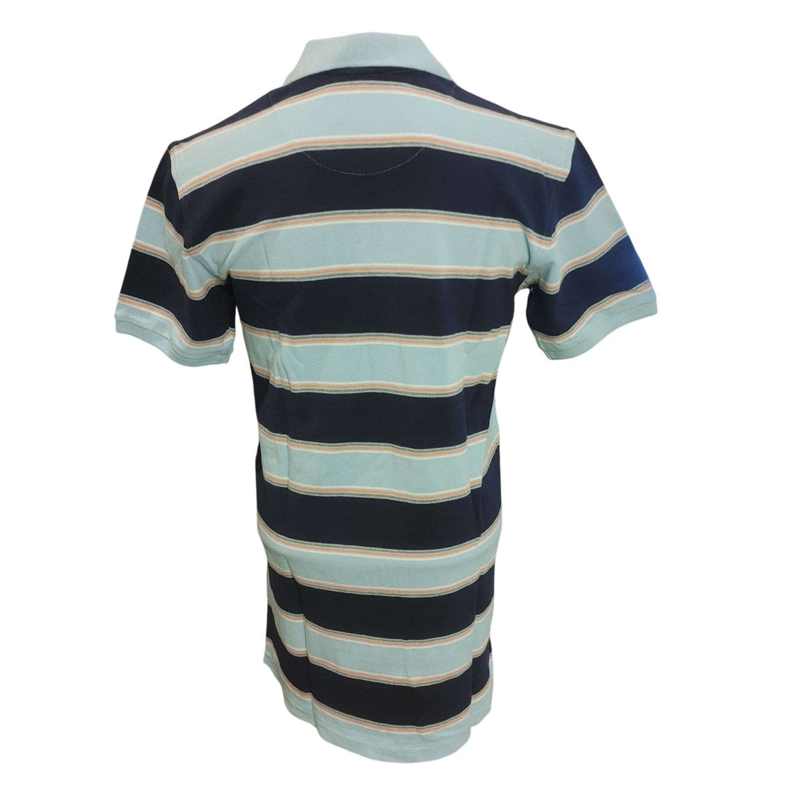 Other 82 Zero Men's XL Blue/Stripe 3/4 Bttn Polo Short Sleeve Tee Size US XL / EU 56 / 4 - 2 Thumbnail