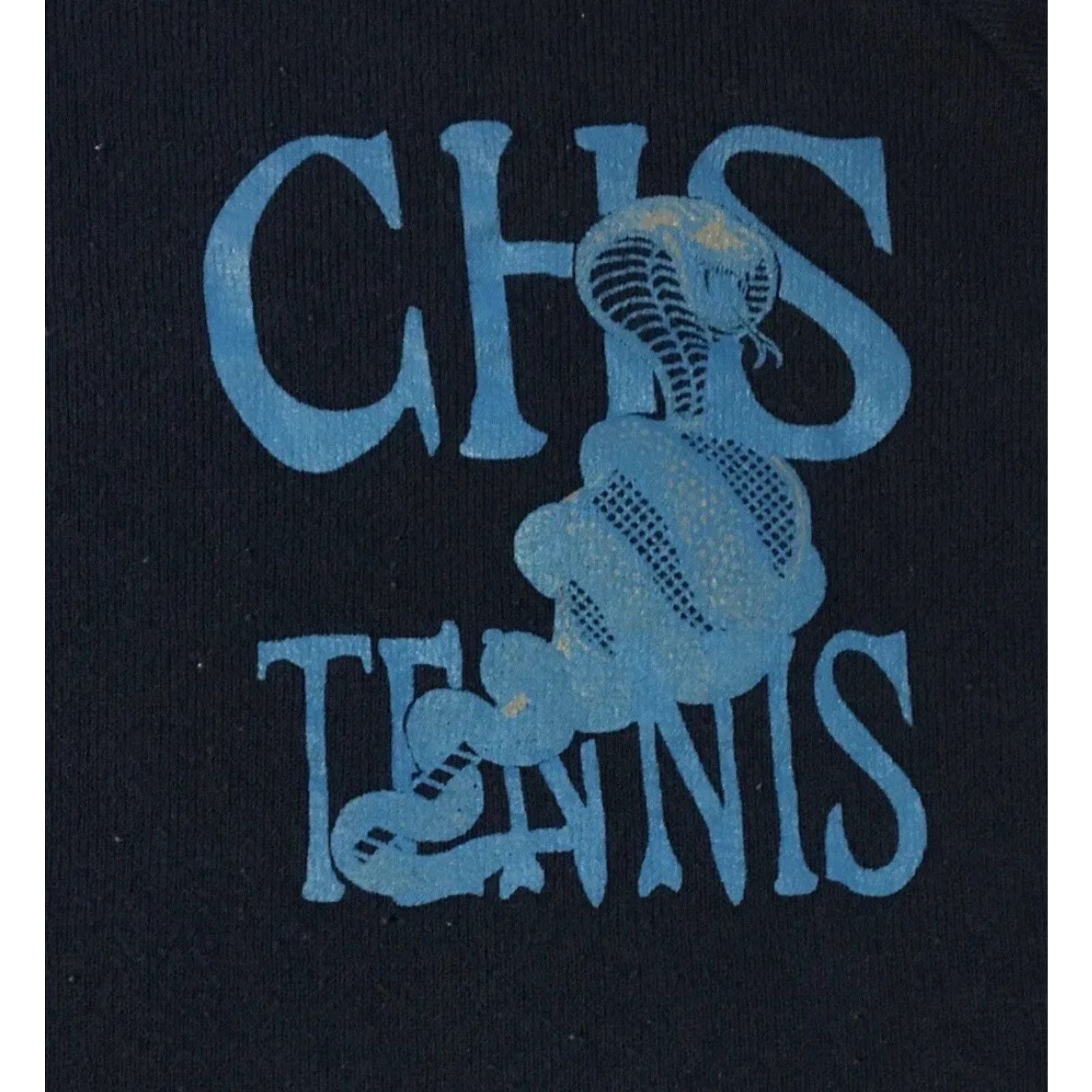 Vintage Vtg 90s Cactus Cobras Tennis Faded Sweatshirt Hoodie M Blue USA School Track PE Grunge 80s Mens Size US M / EU 48-50 / 2 - 4 Thumbnail