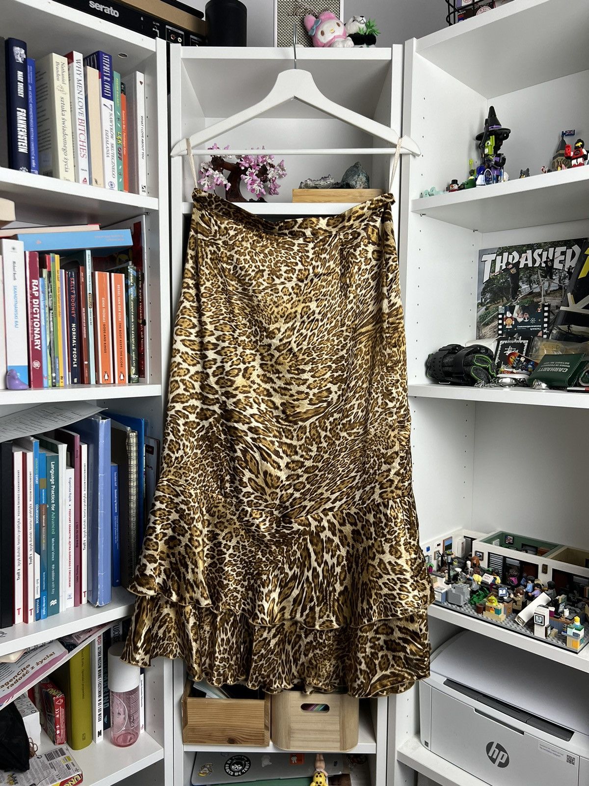 Other Vintage Y2K Leopard print maxi skirt M avantgarde Bradshaw Size 30" / US 8 / IT 44 - 1 Thumbnail