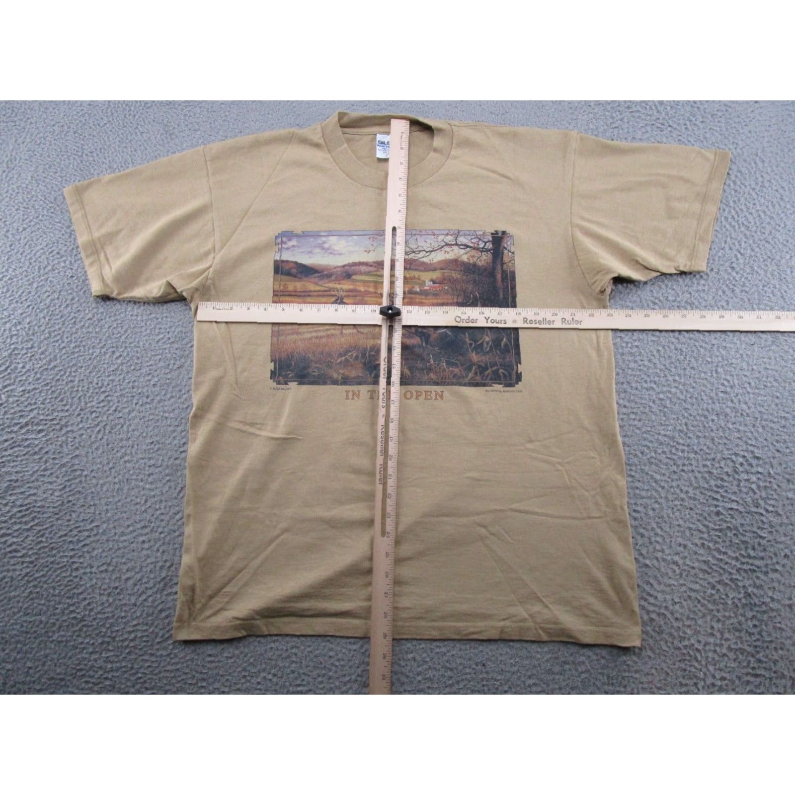 Gildan VTG Y2K In The Open Deer Hunting Rut Buck Graphic Farming T-Shirt Mens XL Size US XL / EU 56 / 4 - 5 Thumbnail