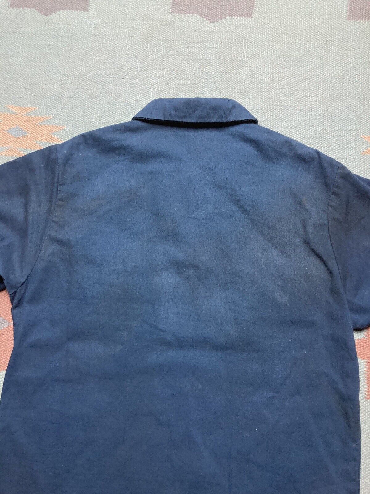 Vintage 70s US navy utility jumper shirt vietnam named pullover S Size US S / EU 44-46 / 1 - 7 Thumbnail