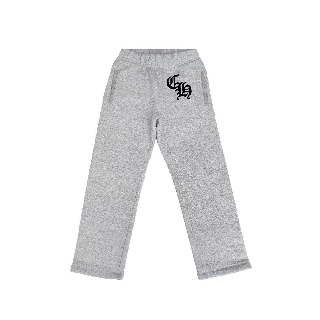 Chrome Hearts Chrome Hearts CH Logo Grey Sweatpants Size US 29 - 1 Thumbnail