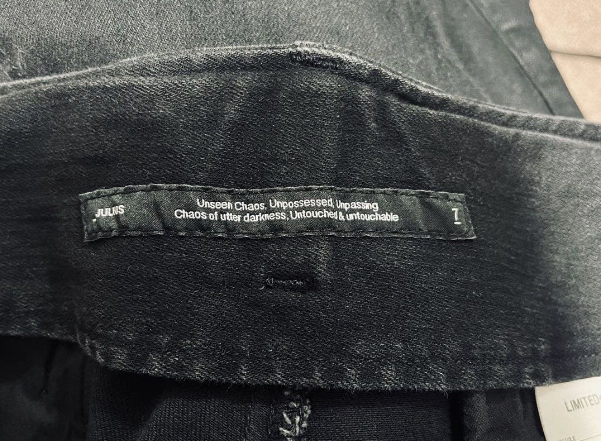 Julius Julius Gas mask cargo pants black Size US 34 / EU 50 - 4 Thumbnail