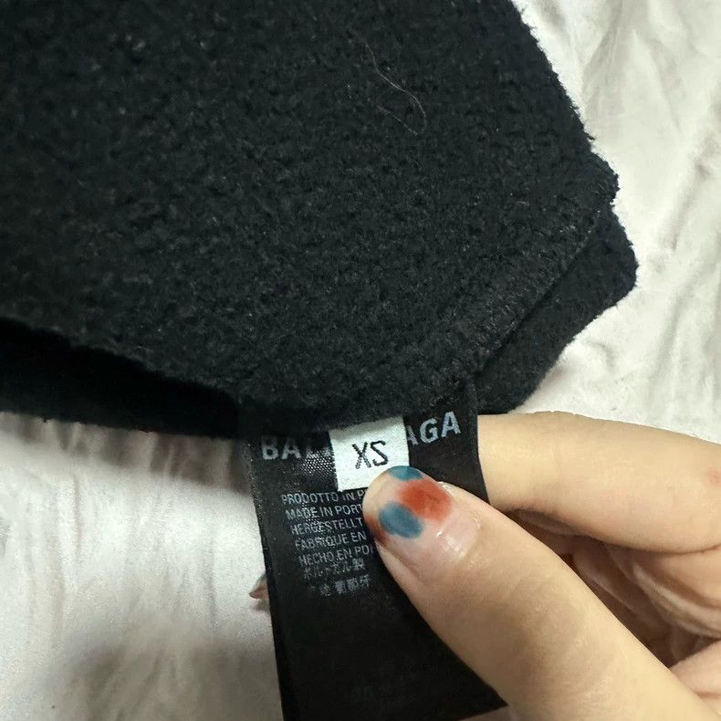 Balenciaga Balenciaga Letter print hooded pullover long sleeve sweatsh Size US XS / EU 42 / 0 - 3 Thumbnail
