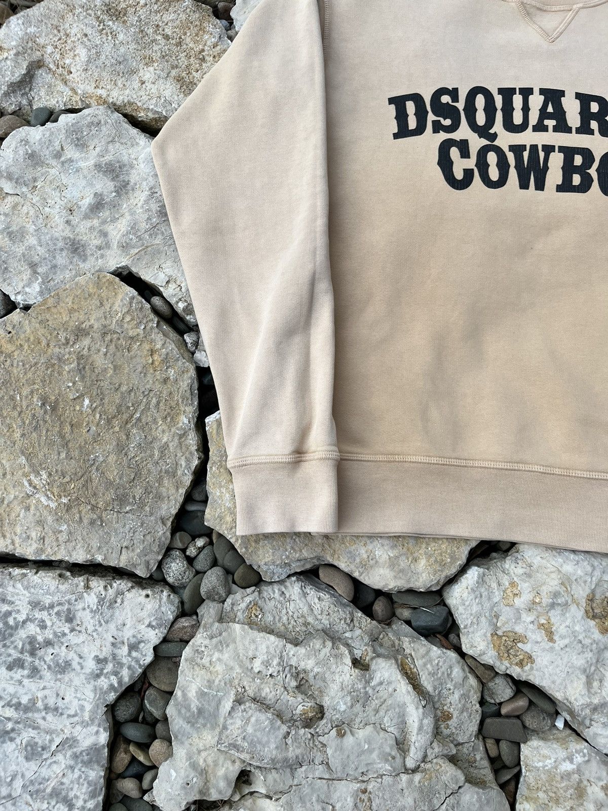 Cowboy Equipment × Designer × Dsquared2 Dsquared2 cowboy coffee ombre washed sweatshirt spellout Size US M / EU 48-50 / 2 - 7 Thumbnail