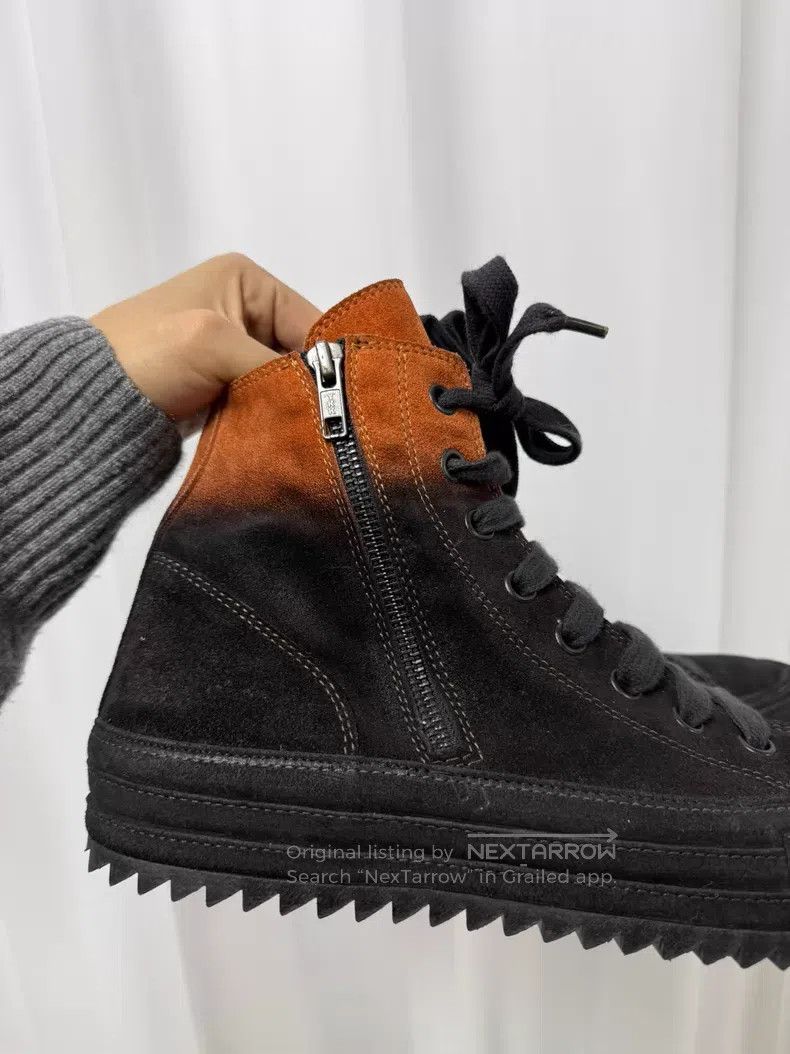 Ann Demeulemeester Ann Demeulemeester Gradient Dyed Suede Double Zip Platform Size US 8 / EU 41 - 3 Thumbnail
