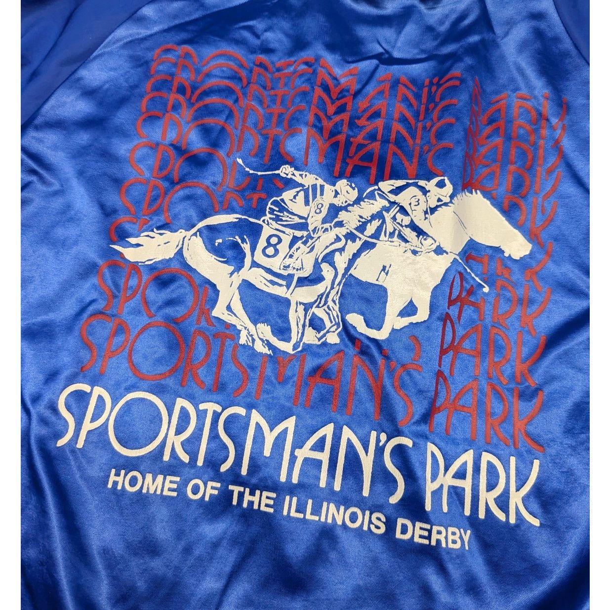 Vintage Vintage Sportsman's Park Illinois Derby Race Track jacket Size US L / EU 52-54 / 3 - 2 Thumbnail