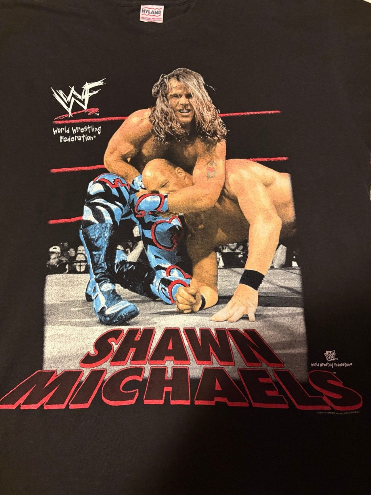 WWF Vintage WWF 1998 Shawn Michaels Stone Cold Steve Austin Tee Size US L / EU 52-54 / 3 - 3 Thumbnail