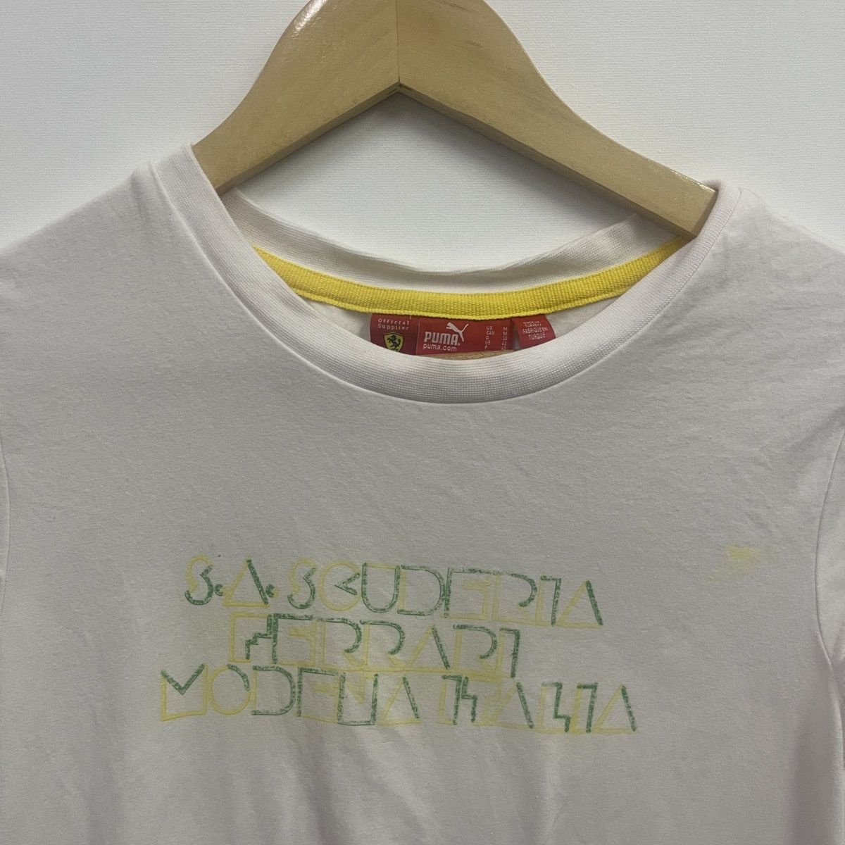 Ferrari × Puma Puma X Ferrari White Shirt Women Size M / US 6-8 / IT 42-44 - 2 Thumbnail
