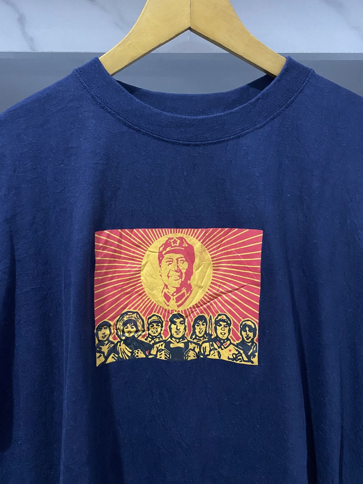 Vintage Vintage Mao Zedong Tshirt Size US M / EU 48-50 / 2 - 2 Thumbnail