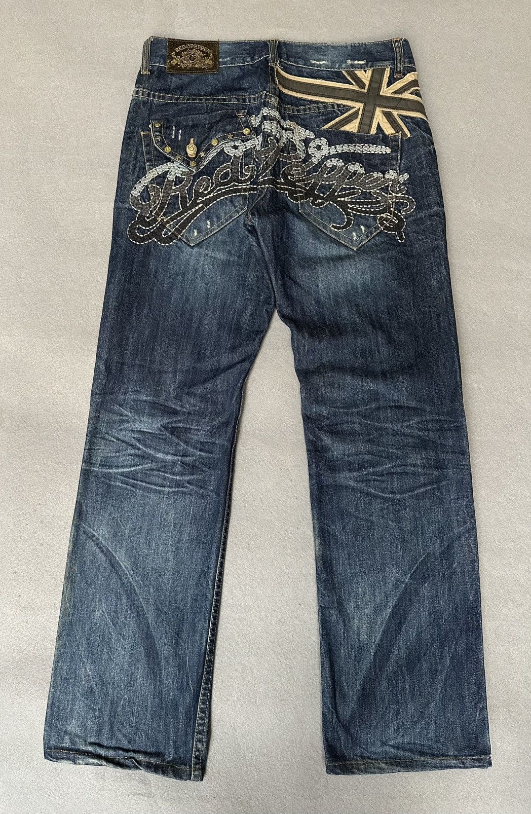 Japanese Brand Red Peppers Japan Distressed Denim Size US 32 / EU 48 - 1 Thumbnail