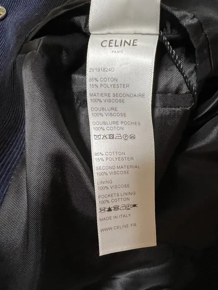 Celine Blue teddy jacket Sz46 Size US S / EU 44-46 / 1 - 5 Thumbnail