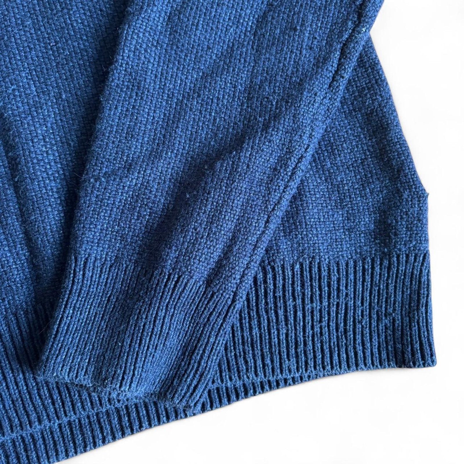 Polo Ralph Lauren Vintage Polo by Ralph Lauren Navy Blue 3/4 Zip Sweater Large Size US L / EU 52-54 / 3 - 5 Thumbnail