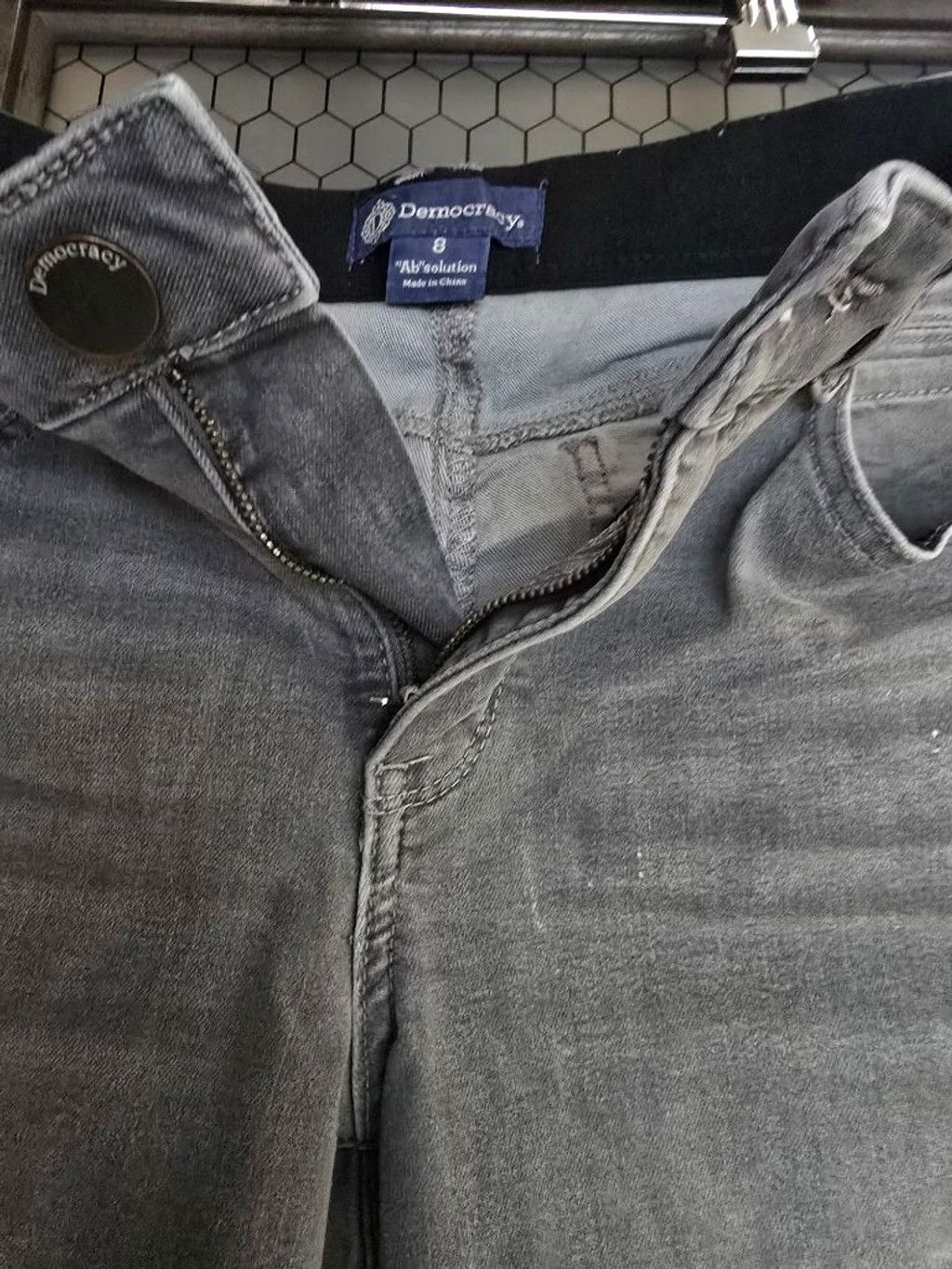 Other Women's Democracy Gray Skinny Jeans Size 8 Size 30" / US 8 / IT 44 - 4 Thumbnail