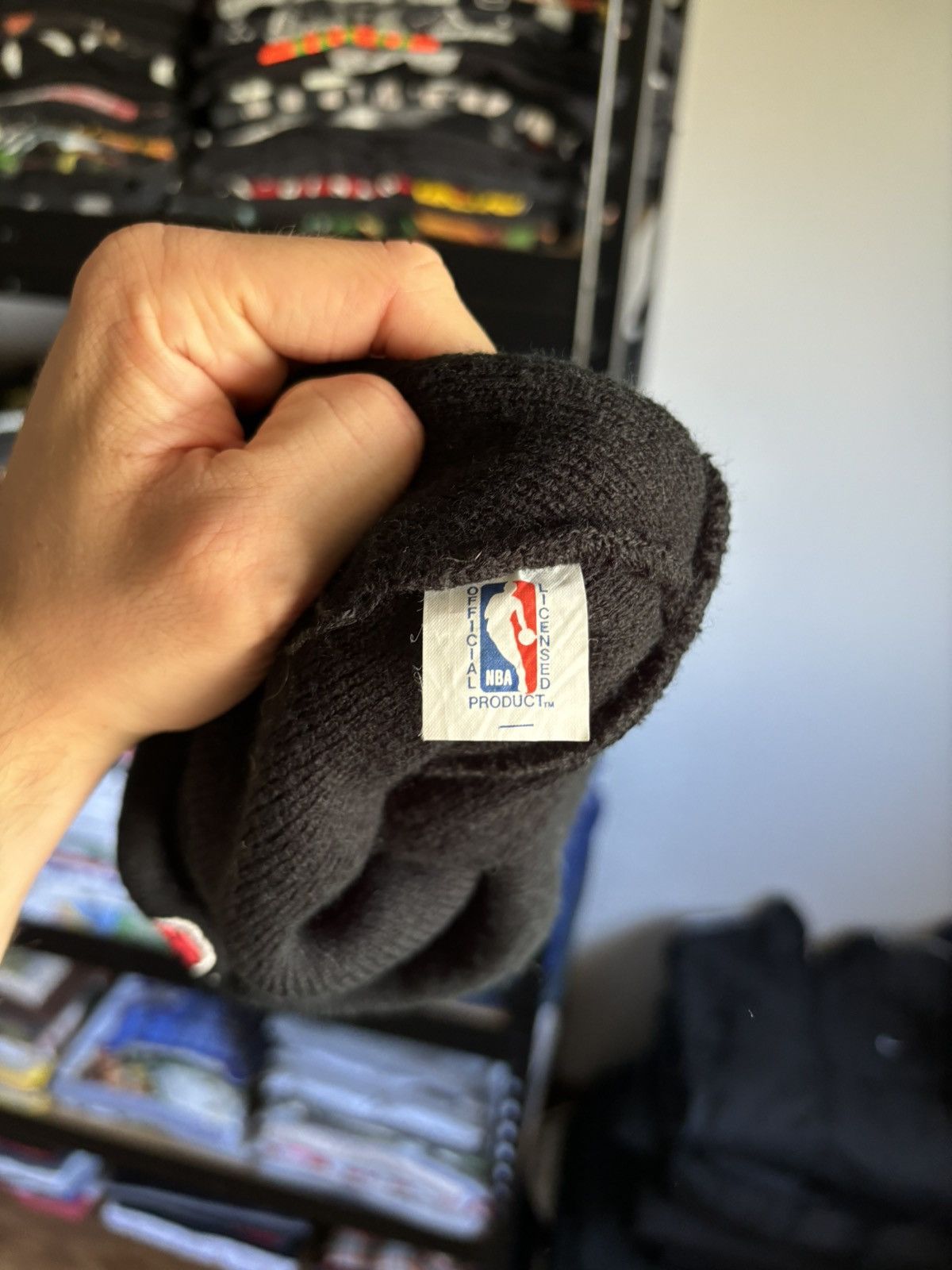 NBA × Vintage Vintage 1990s chicago bulls nba starter black USA beanie Size ONE SIZE - 3 Thumbnail