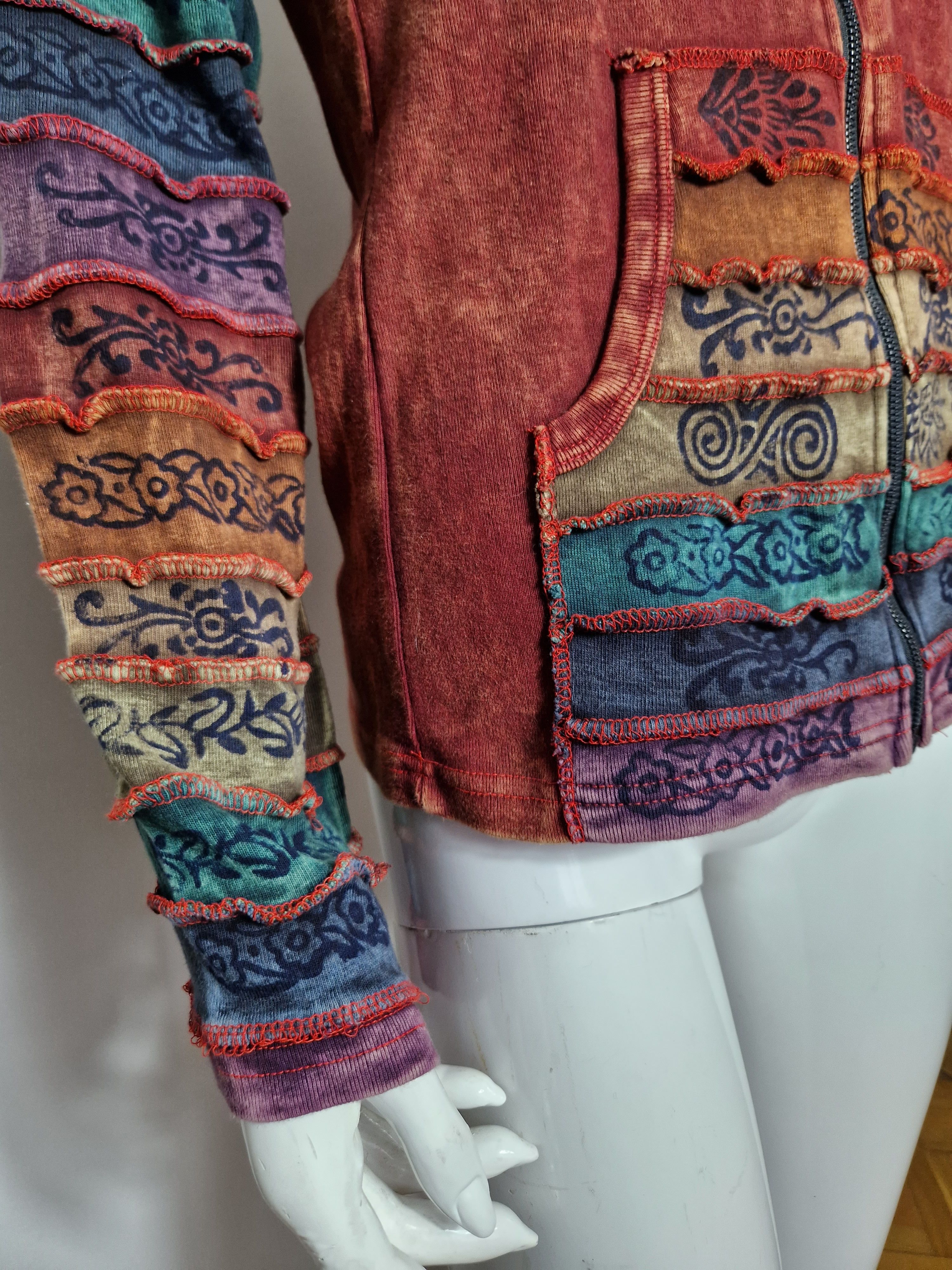 Vintage vintage zip ed hardy gaultier style hippie mesh y2k zip Size M / US 6-8 / IT 42-44 - 5 Thumbnail